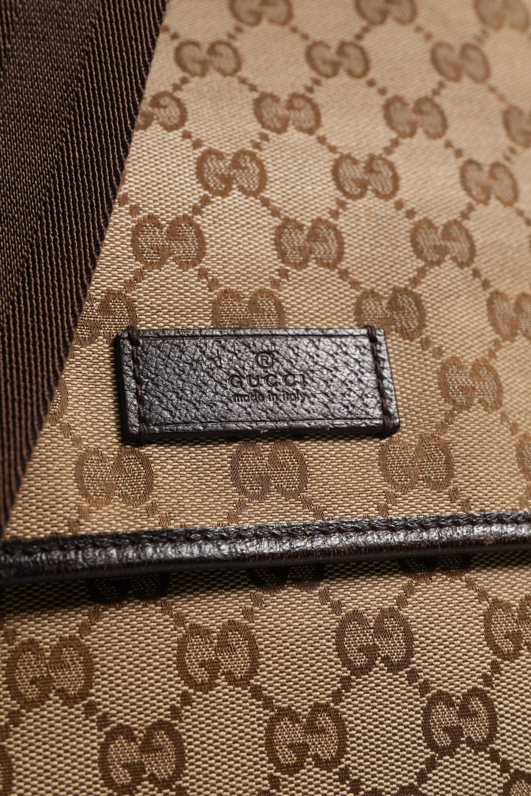 Gucci GG Canvas Flap Messenger Bag - Artisanal Luxury Accessory