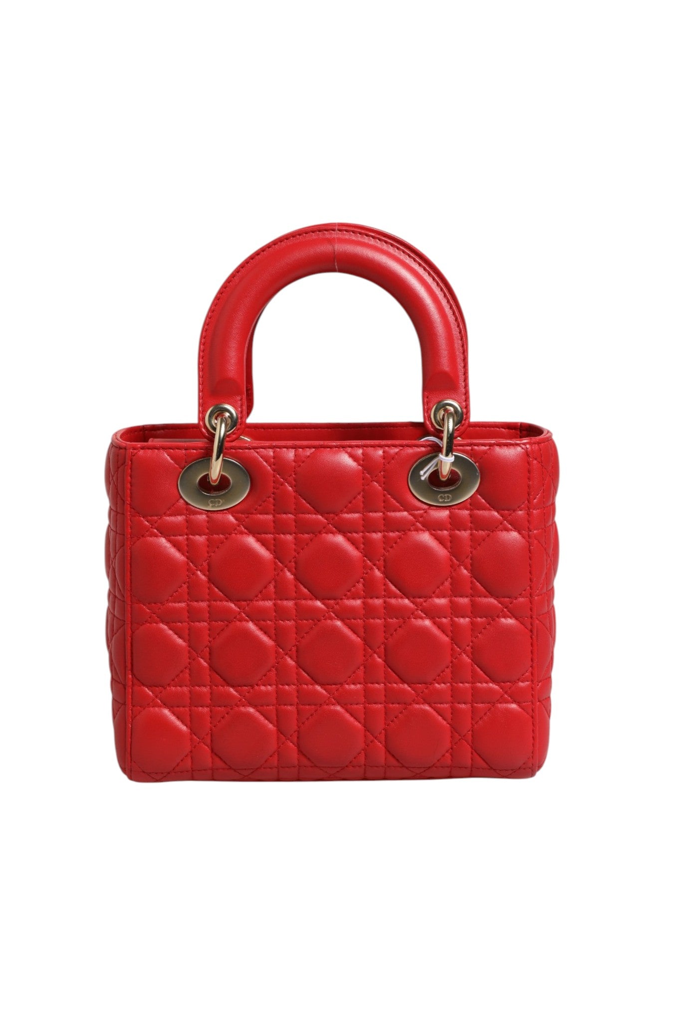 Christian Dior Lady Dior Cannage Leather Handbag - Couture Elegance