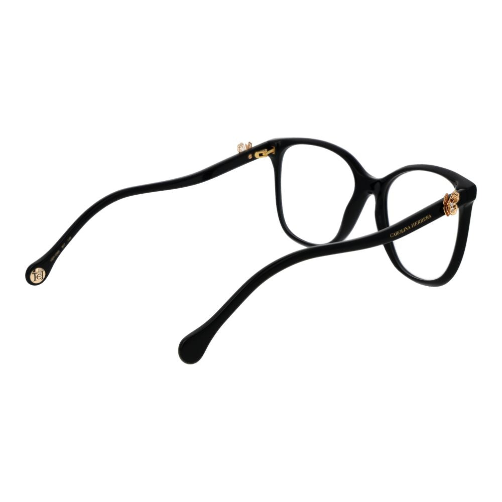 Carolina Herrera Black Acetate Glasses - Designer Luxury Frames