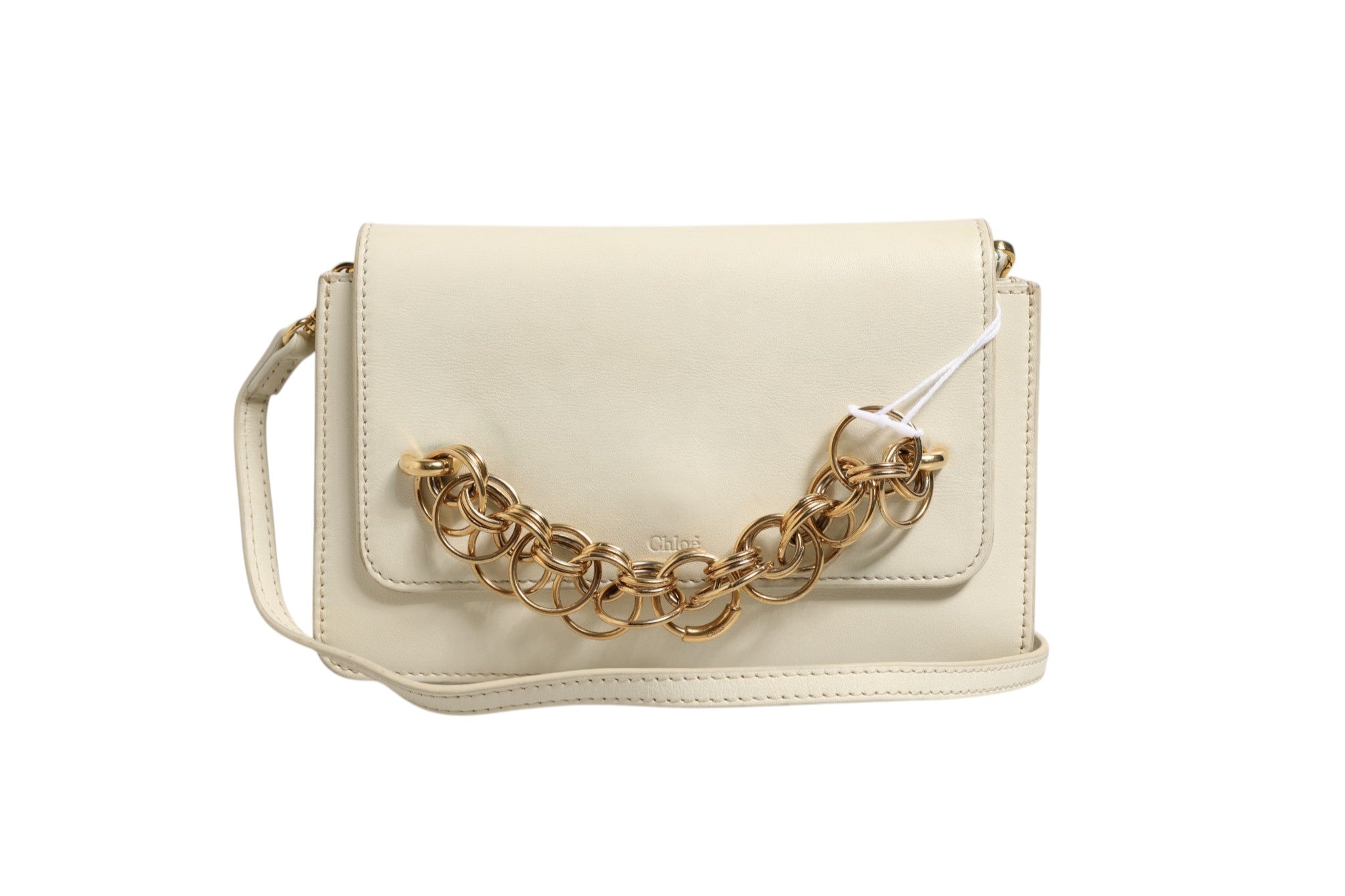 Discover the Chloé Drew Bijou Leather Clutch Small, where exquisite craftsmanship meets timeless elegance, perfect for the discerning individual who values luxury.