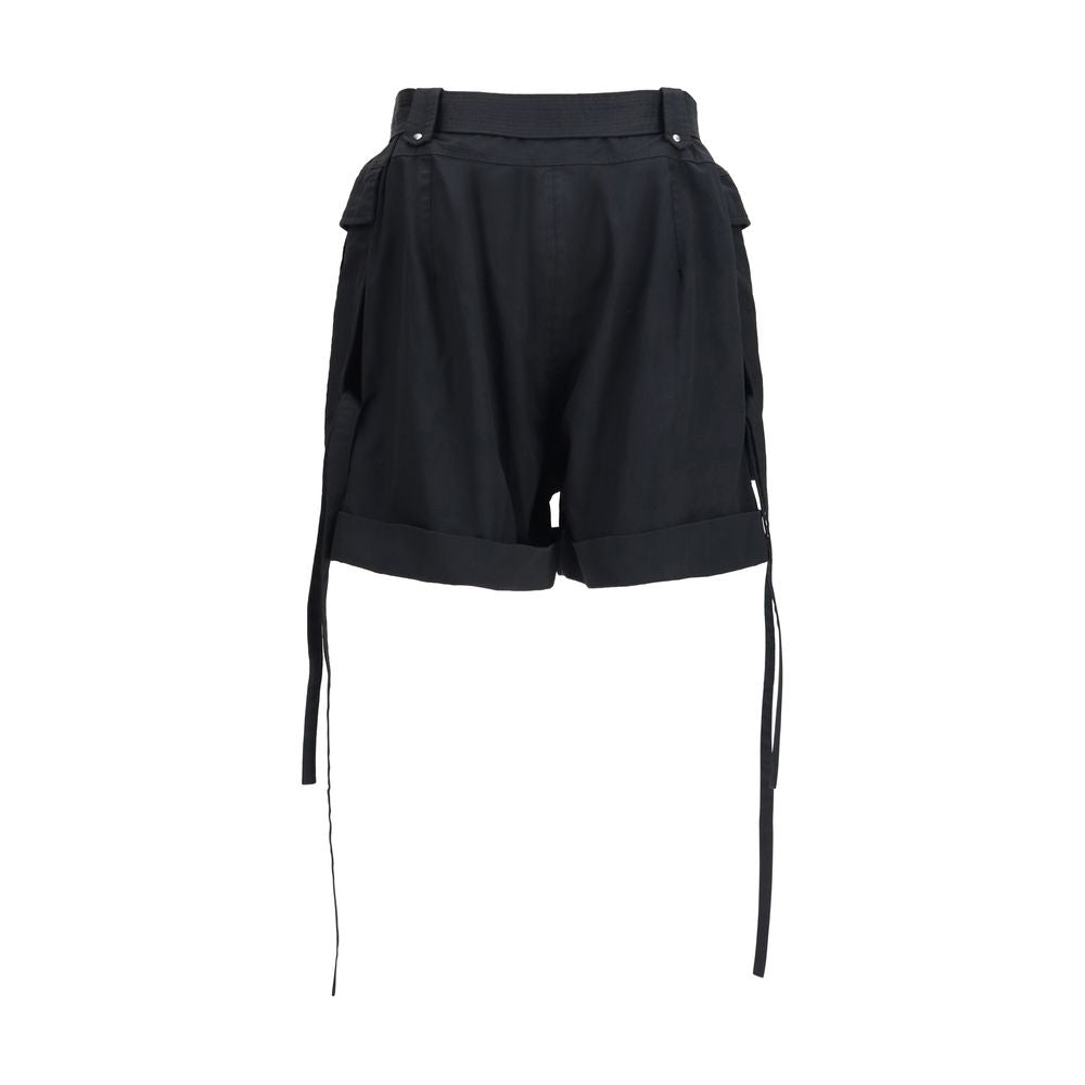 Elevate your summer wardrobe with Alexander McQueen Black Cotton Cargo Shorts, a seamless blend of luxury and practicality, crafted for the discerning individual.