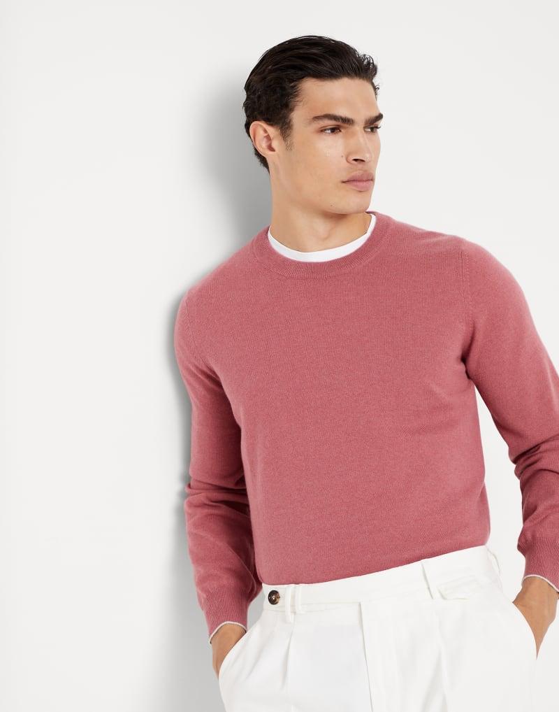 Brunello Cucinelli Bicolor Cashmere Sweater