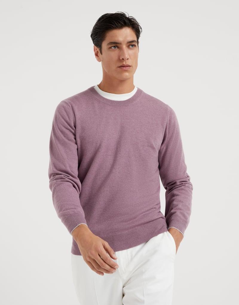 Brunello Cucinelli Bicolor Cashmere Sweater