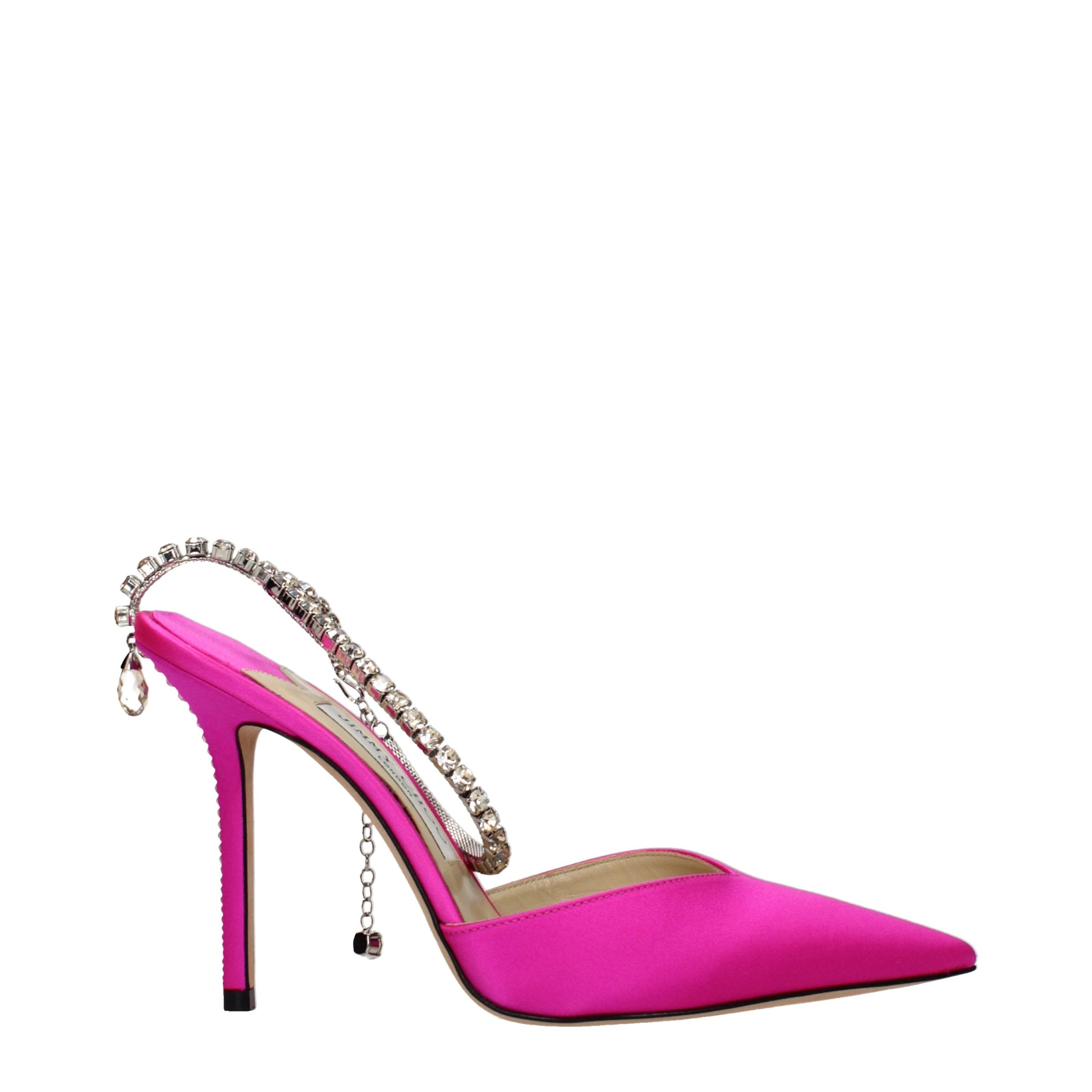 Elevate your elegance with Jimmy Choo's Pink Satin Stiletto Heel Sandals, where exquisite craftsmanship meets timeless allure, perfect for the discerning connoisseur.