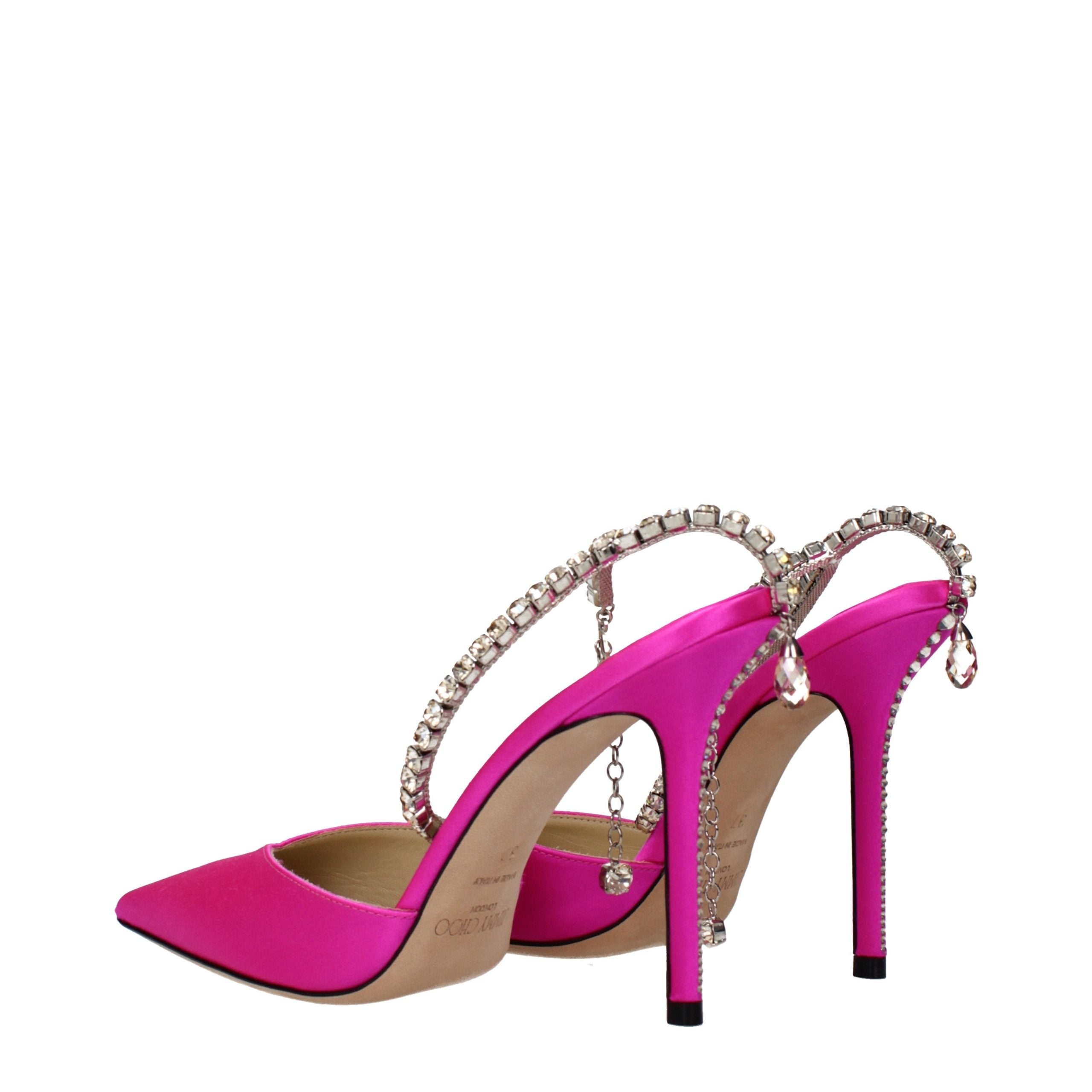 Elevate your elegance with Jimmy Choo Pink Satin Stiletto Heel Sandals, where exquisite craftsmanship meets timeless allure for the discerning connoisseur.