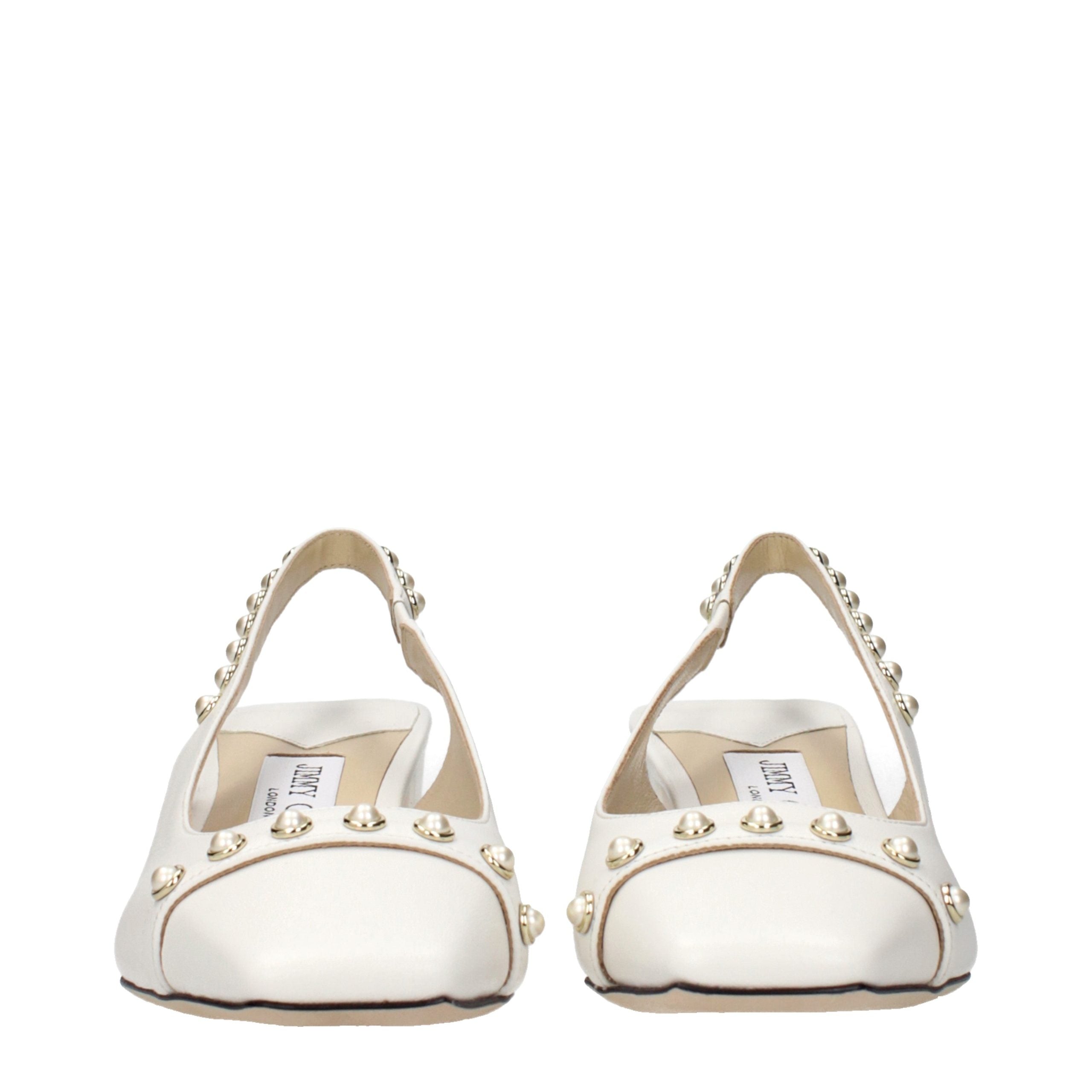 Jimmy Choo Blue Leather Flat Sandals