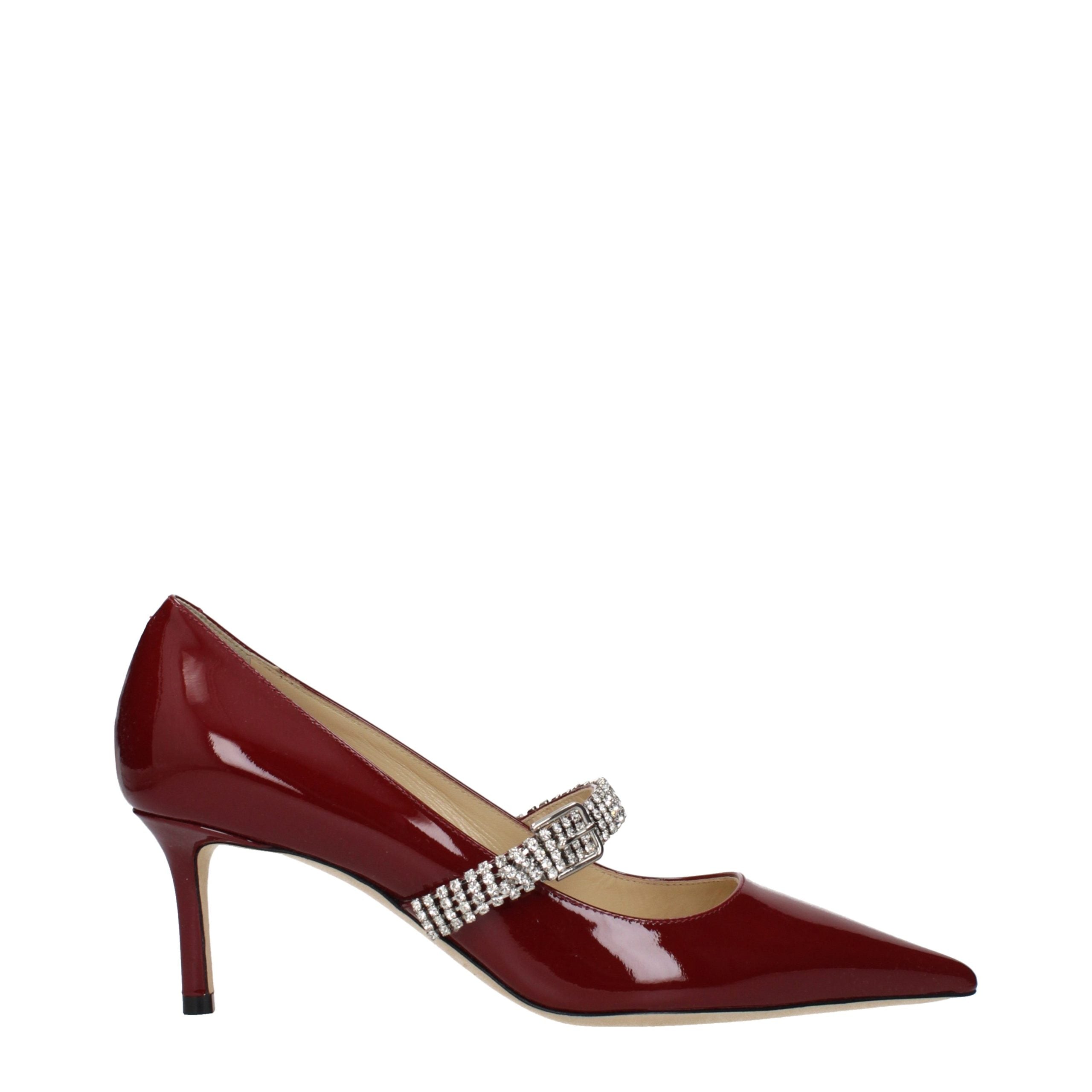 Step into a world of elegance with Jimmy Choo Red Leather High Heel Pumps, where exquisite craftsmanship meets timeless allure, perfect for every sophisticated occasion.
