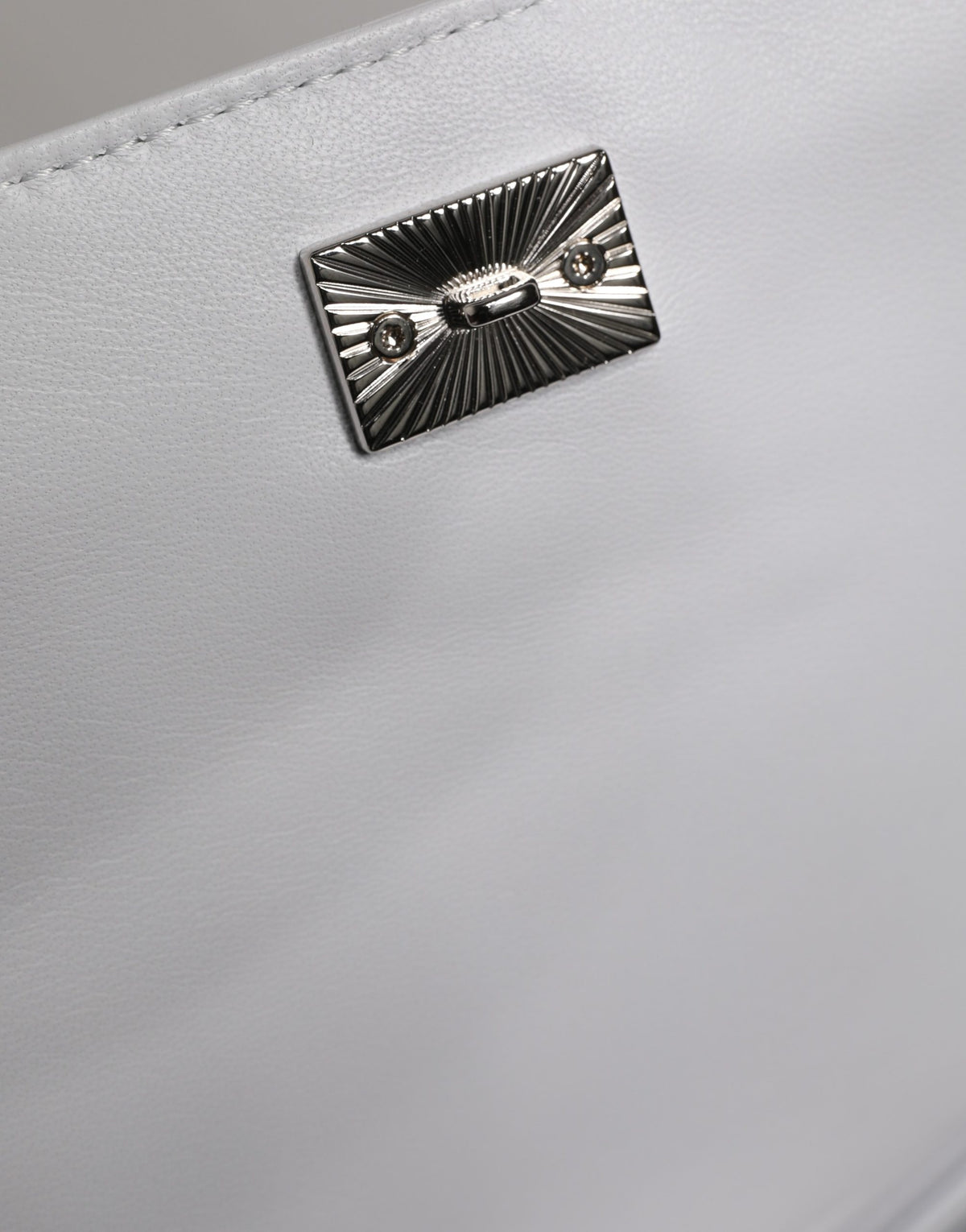 Dolce & Gabbana White Logo Plaque Crossbody Bag, Timeless Luxury