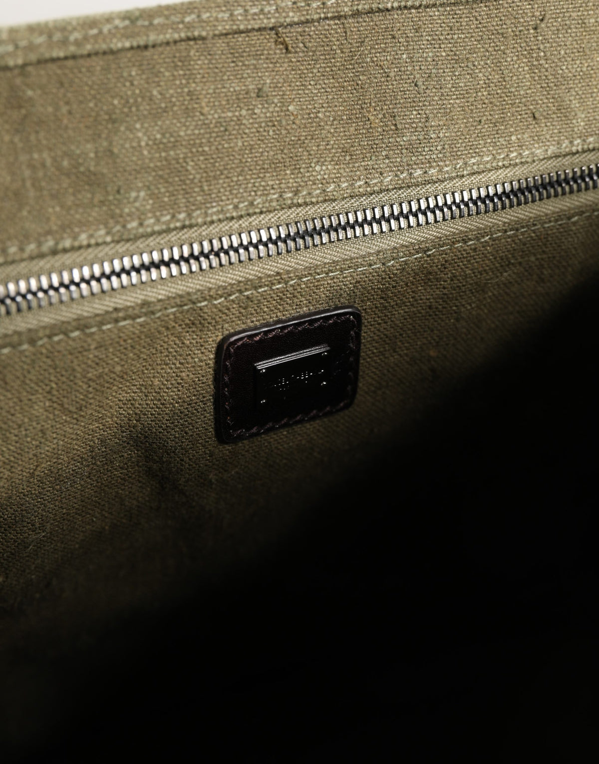 Dolce & Gabbana Military Green Two Tone Messenger Bag - Luxury Redefined