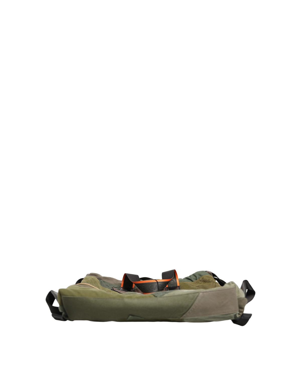 Dolce & Gabbana Military Green Patchwork Rucksack - Artisanal Luxury