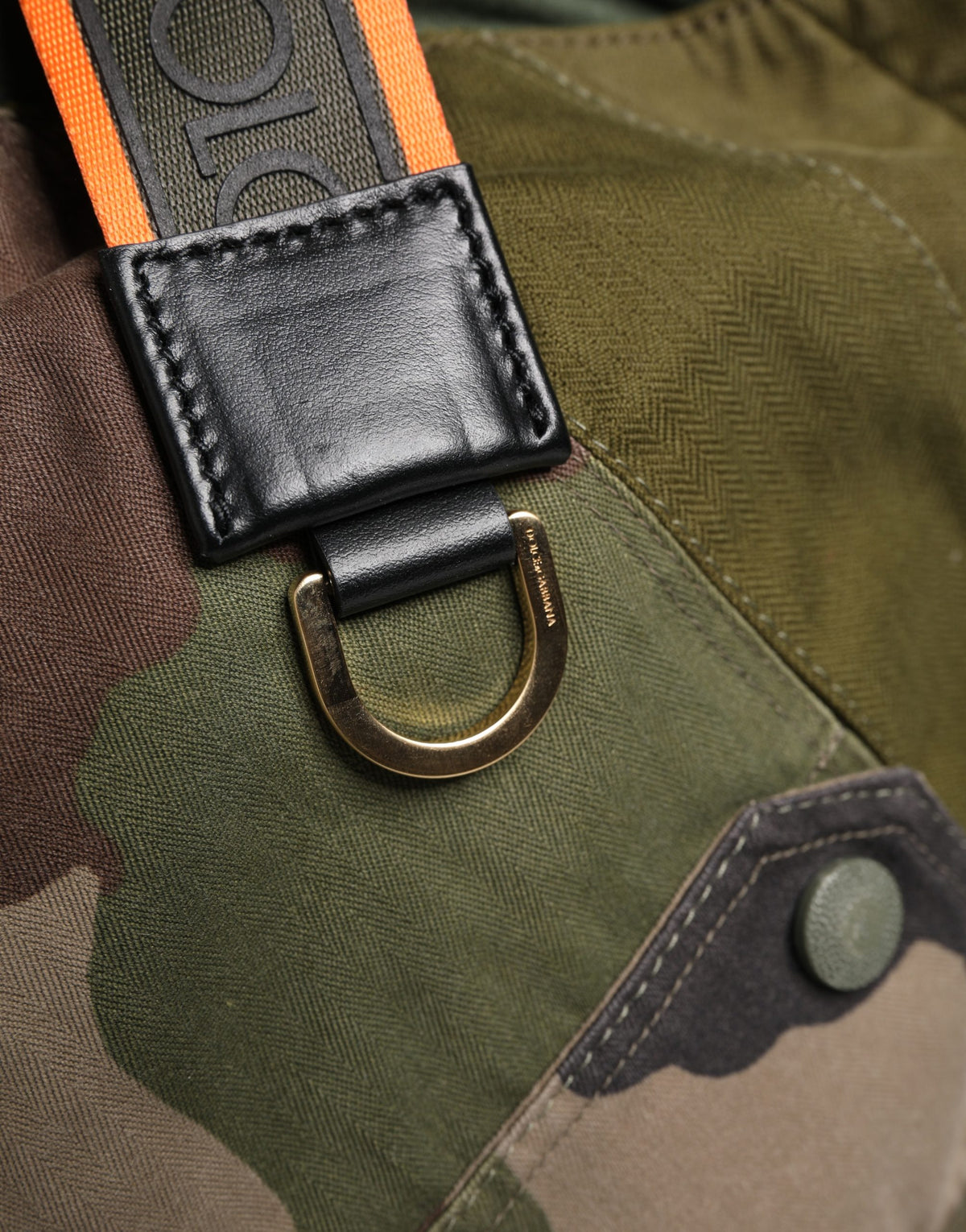 Dolce & Gabbana Military Green Patchwork Rucksack - Artisanal Luxury