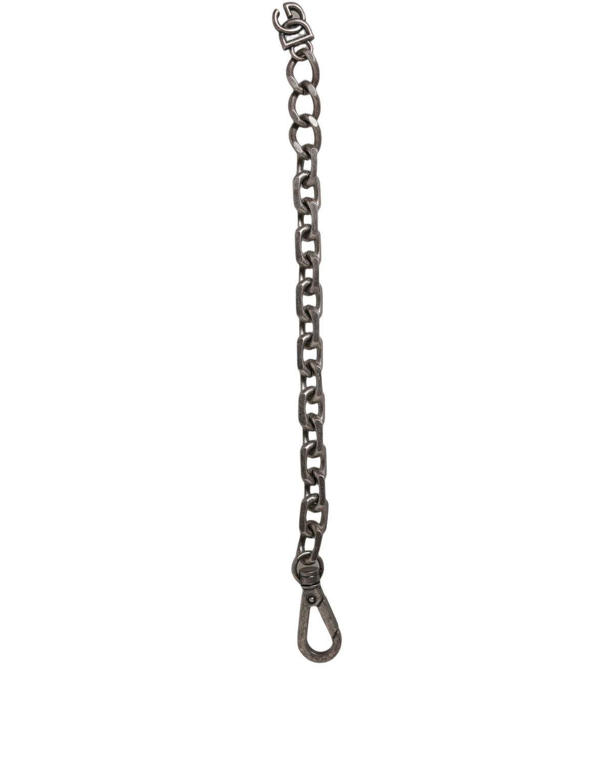 Dolce & Gabbana Silver Tone Heavy Chain Link Bracelet - Luxury Elegance