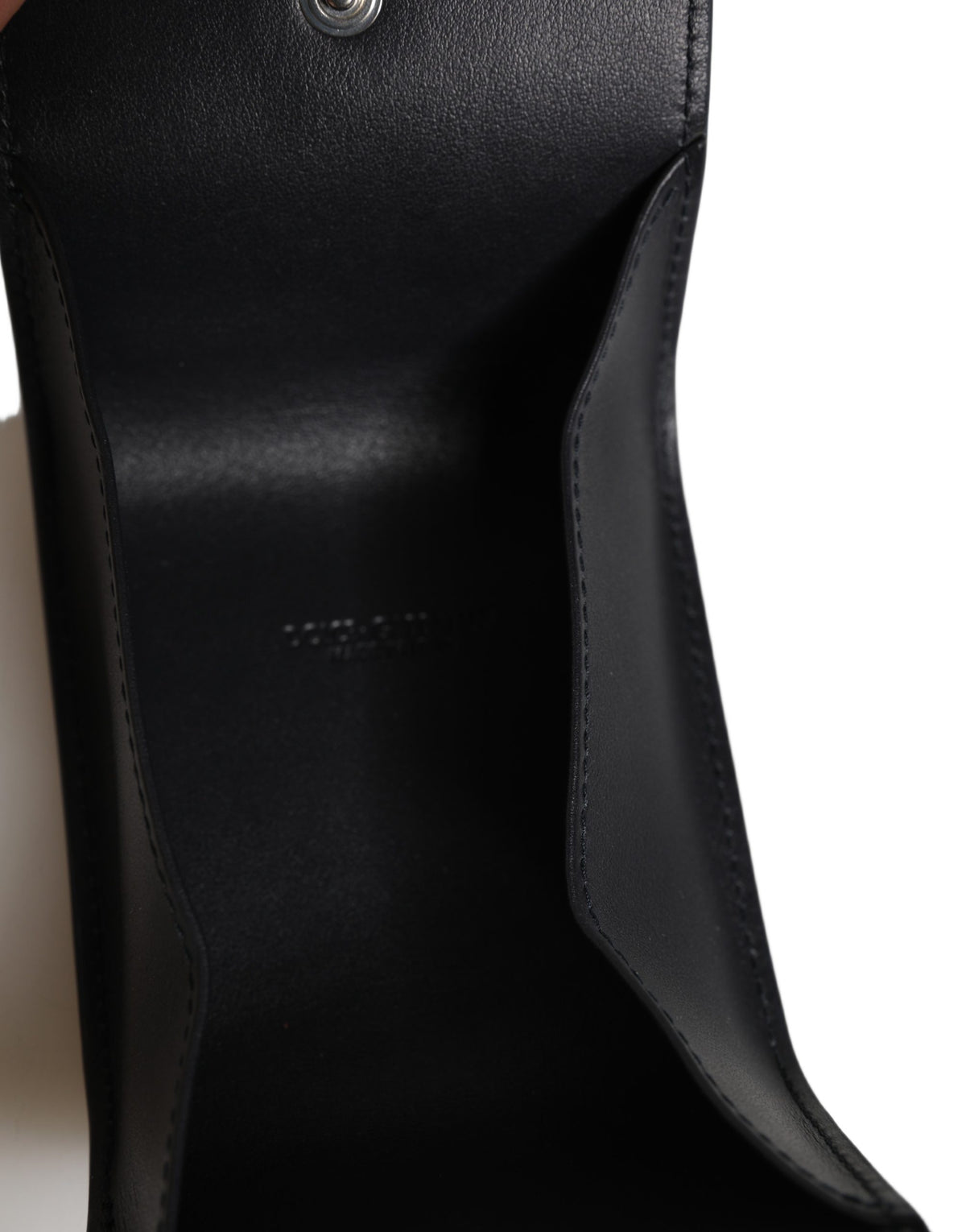 Dolce & Gabbana Black Calfskin Leather Bifold Wallet - Luxury Redefined