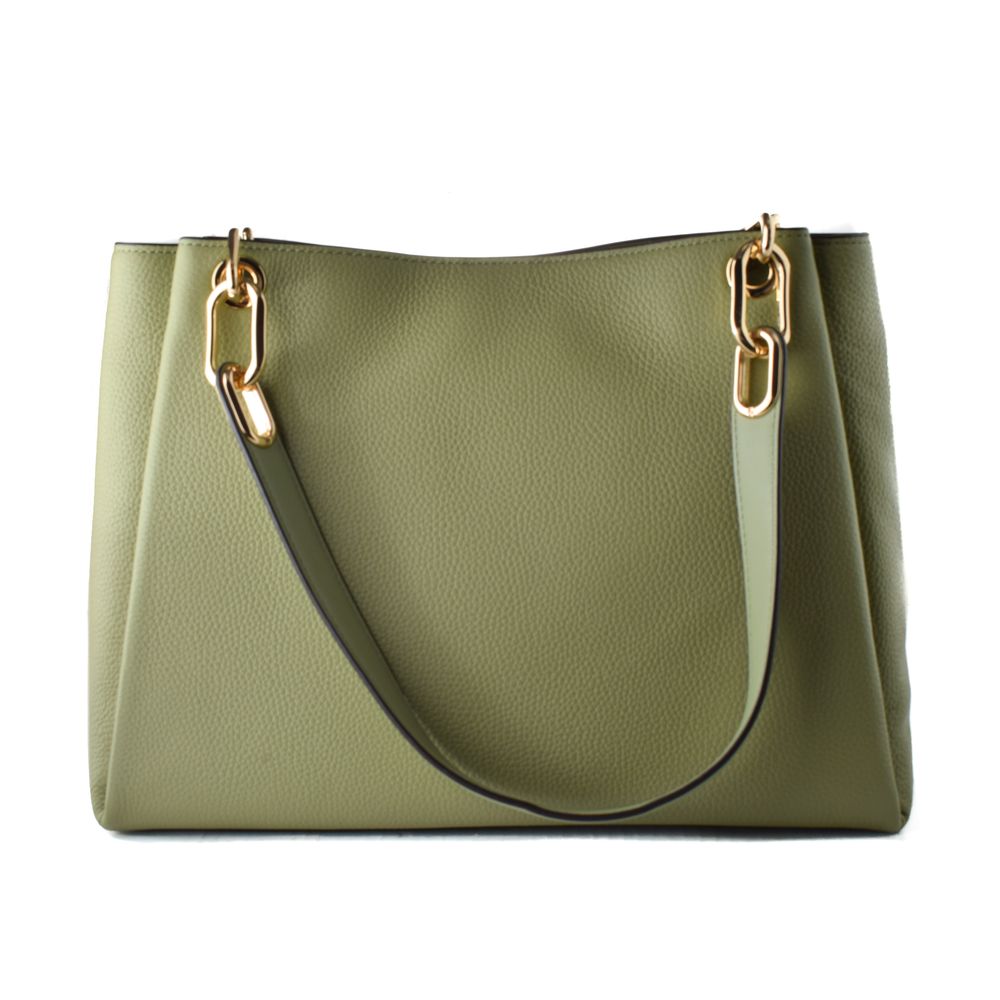 Discover the Michael Kors Bicolor Leather Handbag, a testament to artisanal luxury and timeless elegance, perfect for those who appreciate refined sophistication.