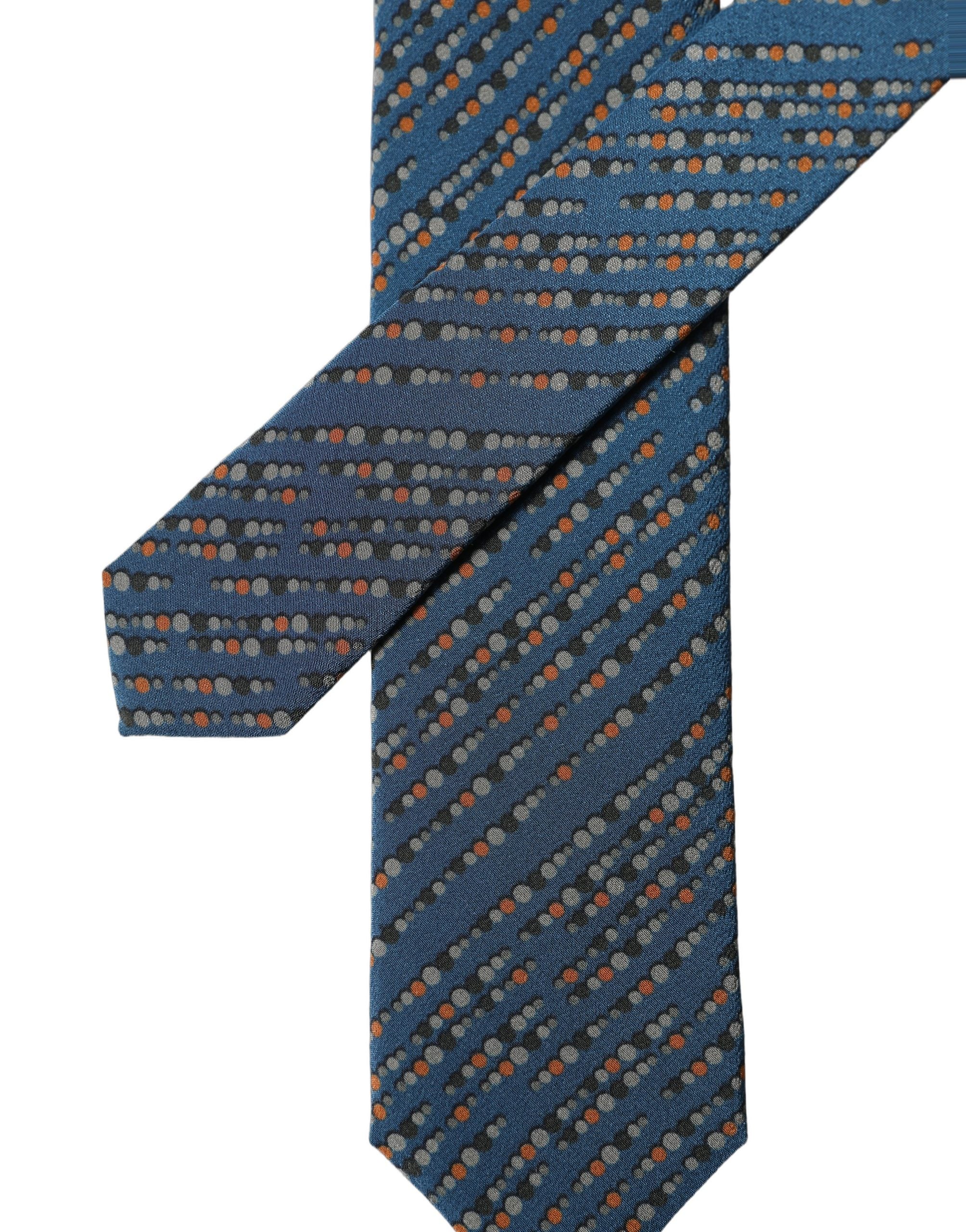 Dolce & Gabbana Silk Necktie - Timeless Elegance in Blue
