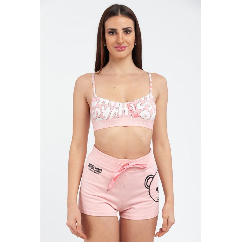 Moschino Multicolor Cotton Bra - Embrace Luxury and Comfort