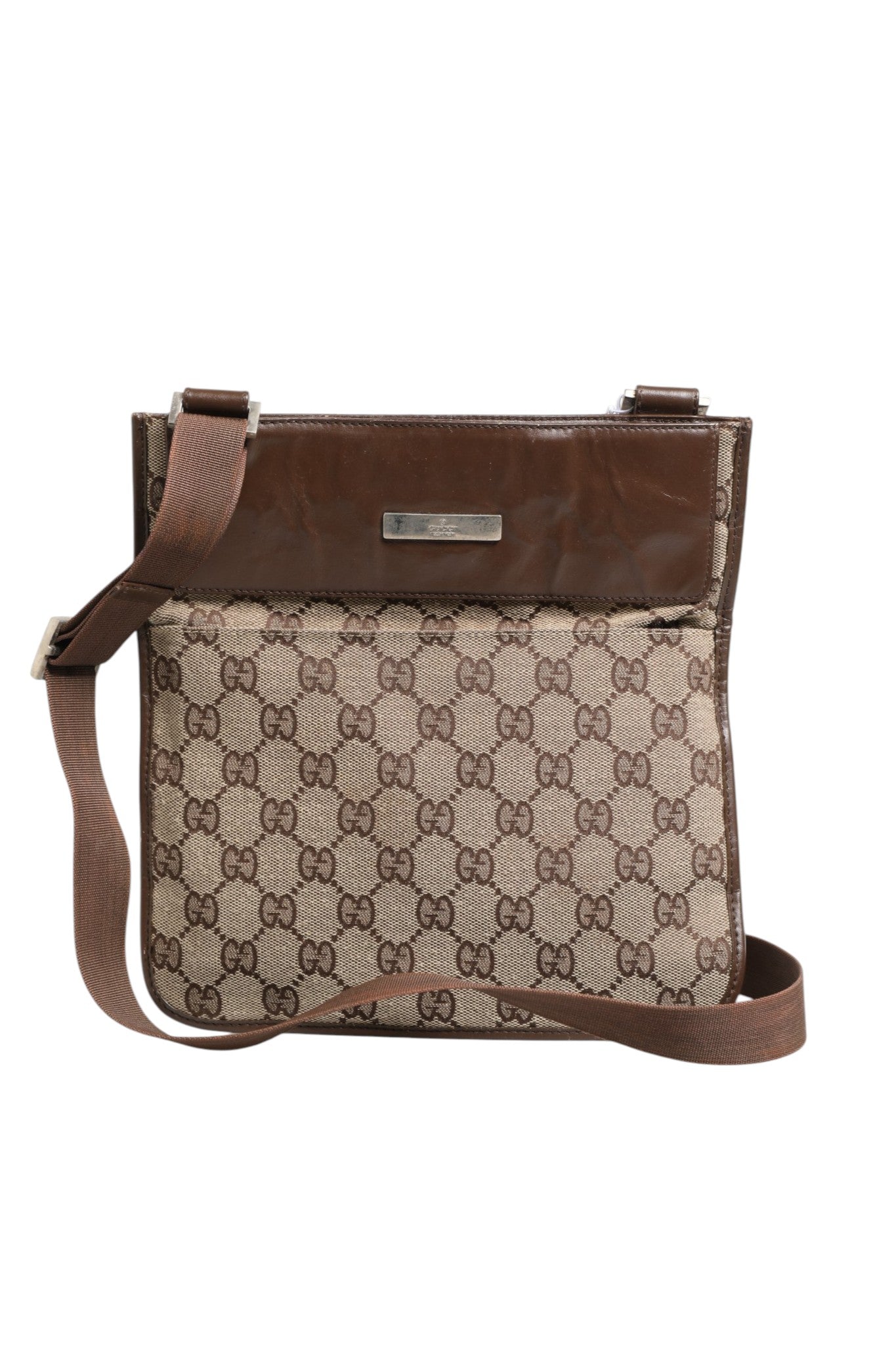 Discover the Gucci Supreme Shoulder Bag, a timeless blend of exquisite craftsmanship and luxurious leather, perfect for elevating any ensemble with effortless elegance.