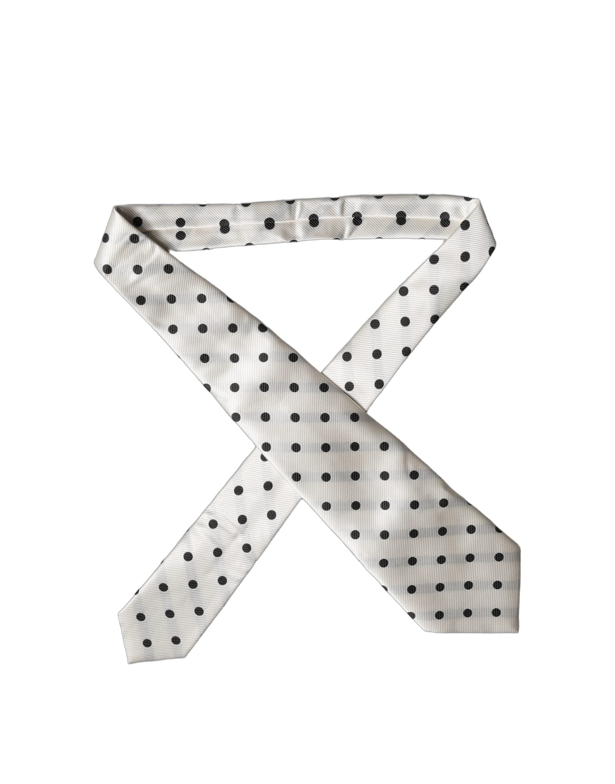 Dolce & Gabbana Silk Adjustable Necktie - Timeless Elegance