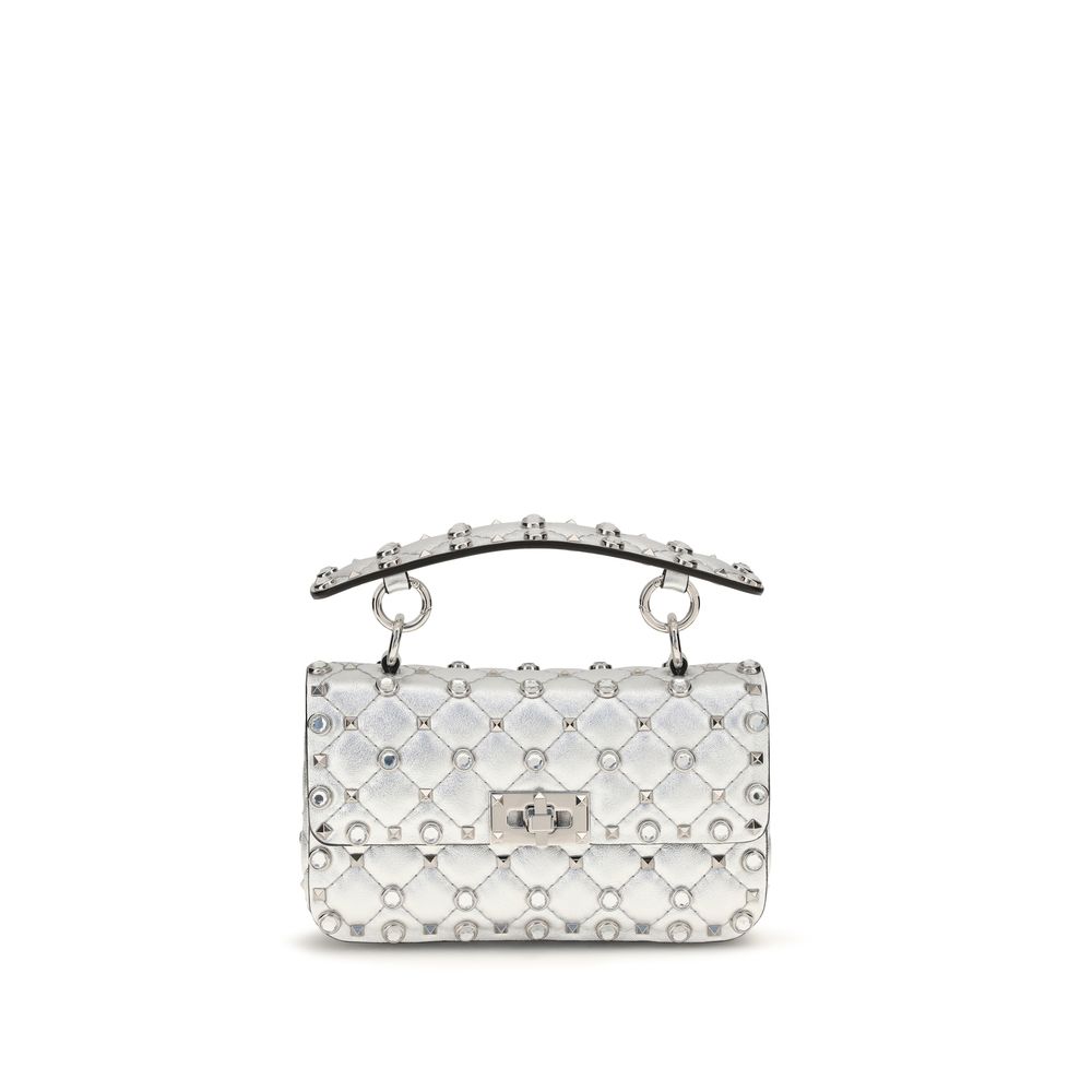 Valentino Garavani Silver Lamb Ovis Aries Aries Shoulder Bag