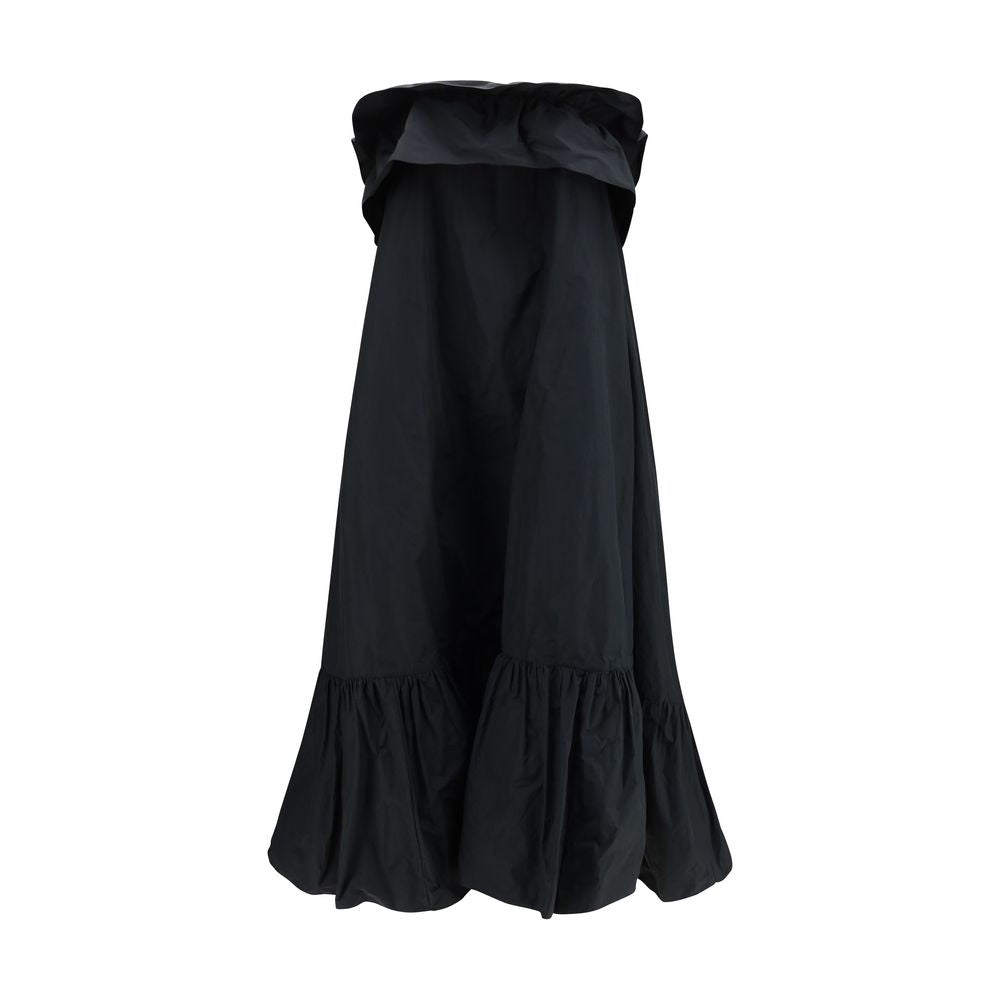 Elevate your elegance with the Saint Laurent Black Polyester Casual Dress, a masterpiece of luxury craftsmanship designed to embody sophistication and allure for every occasion.
