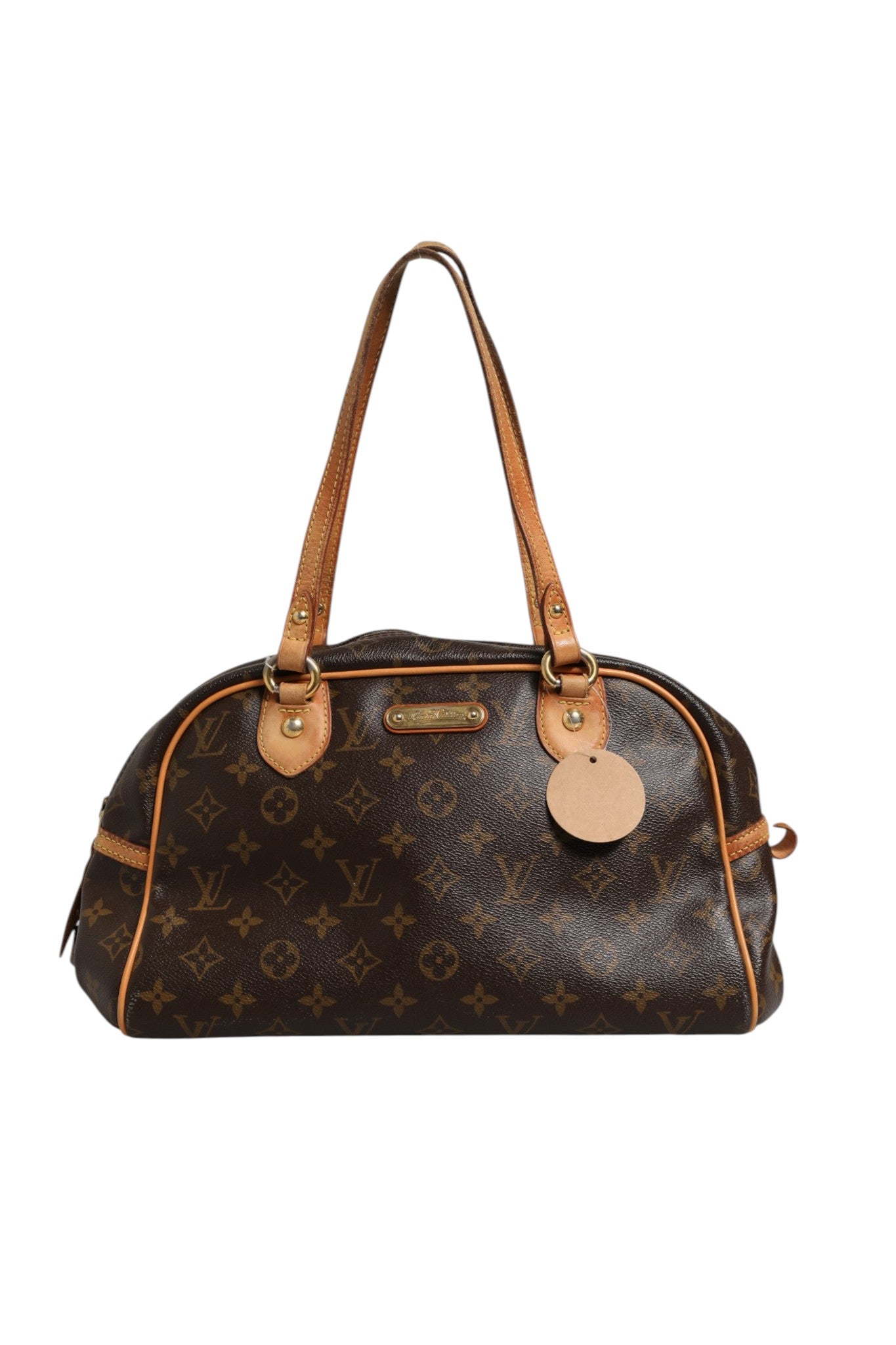 Indulge in the timeless elegance of the Louis Vuitton Monogram Canvas Montorgueil PM, a luxurious handbag that embodies refined craftsmanship and sophisticated allure.
