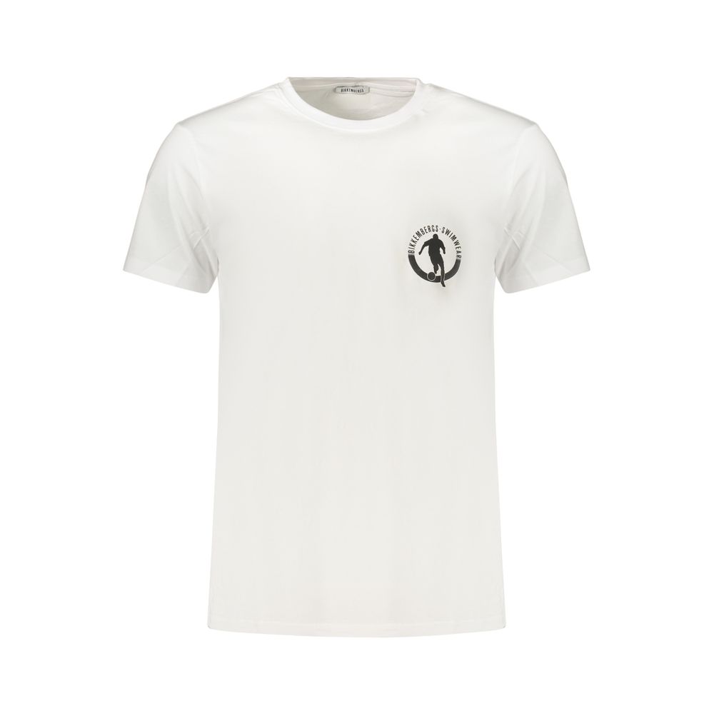 Bikkembergs White Cotton T-Shirt