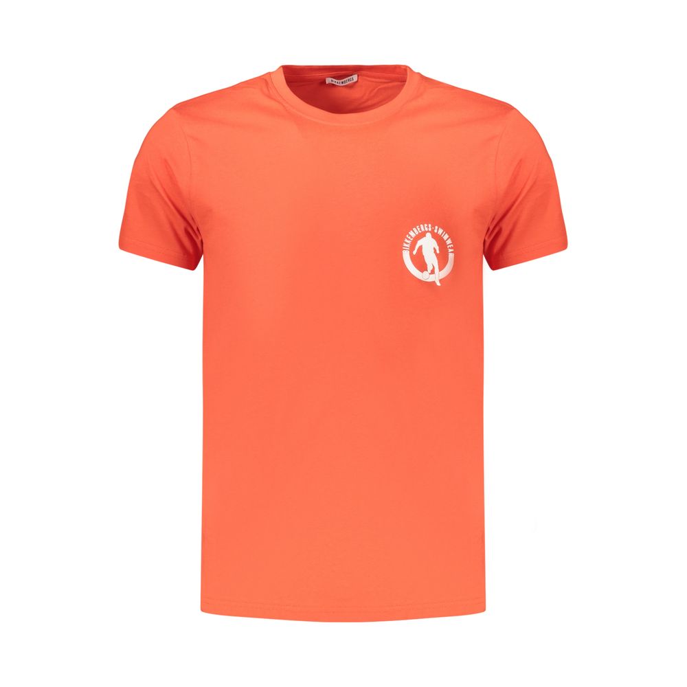 Bikkembergs Orange Cotton T-Shirt