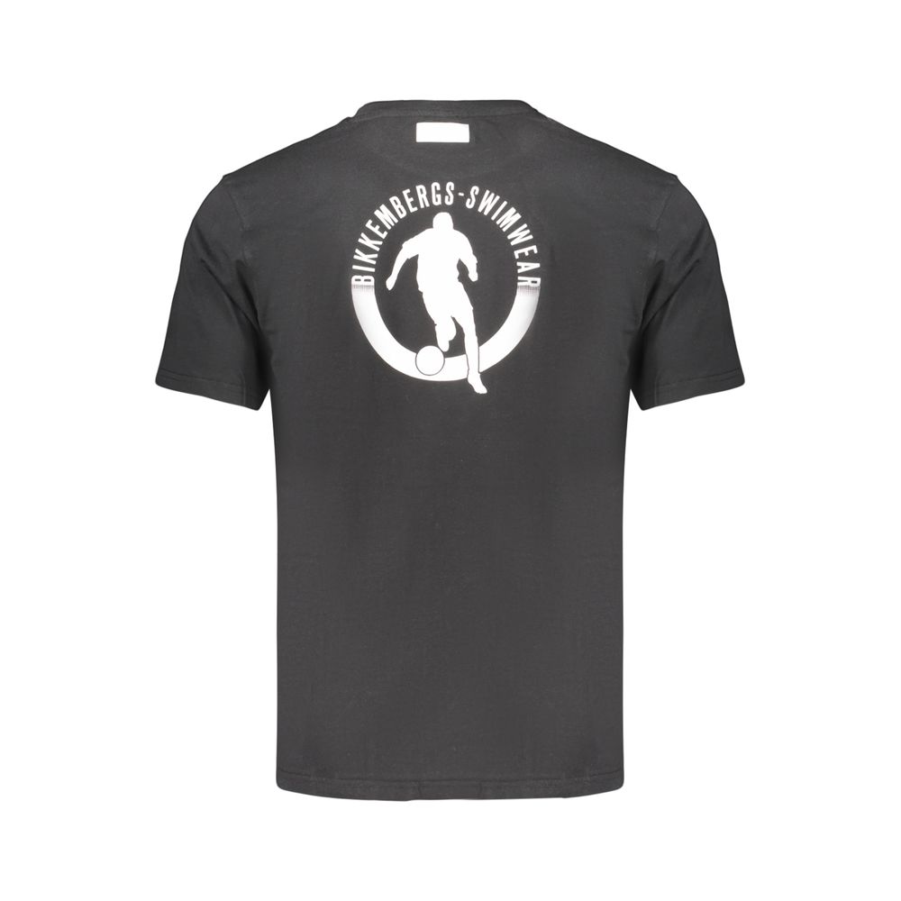 Bikkembergs Black Cotton T-Shirt