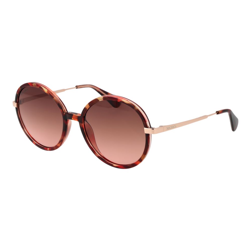 Elevate your style with Max & Co Brown Plastic Sunglasses, where exquisite craftsmanship meets luxurious design, perfect for the discerning individual.