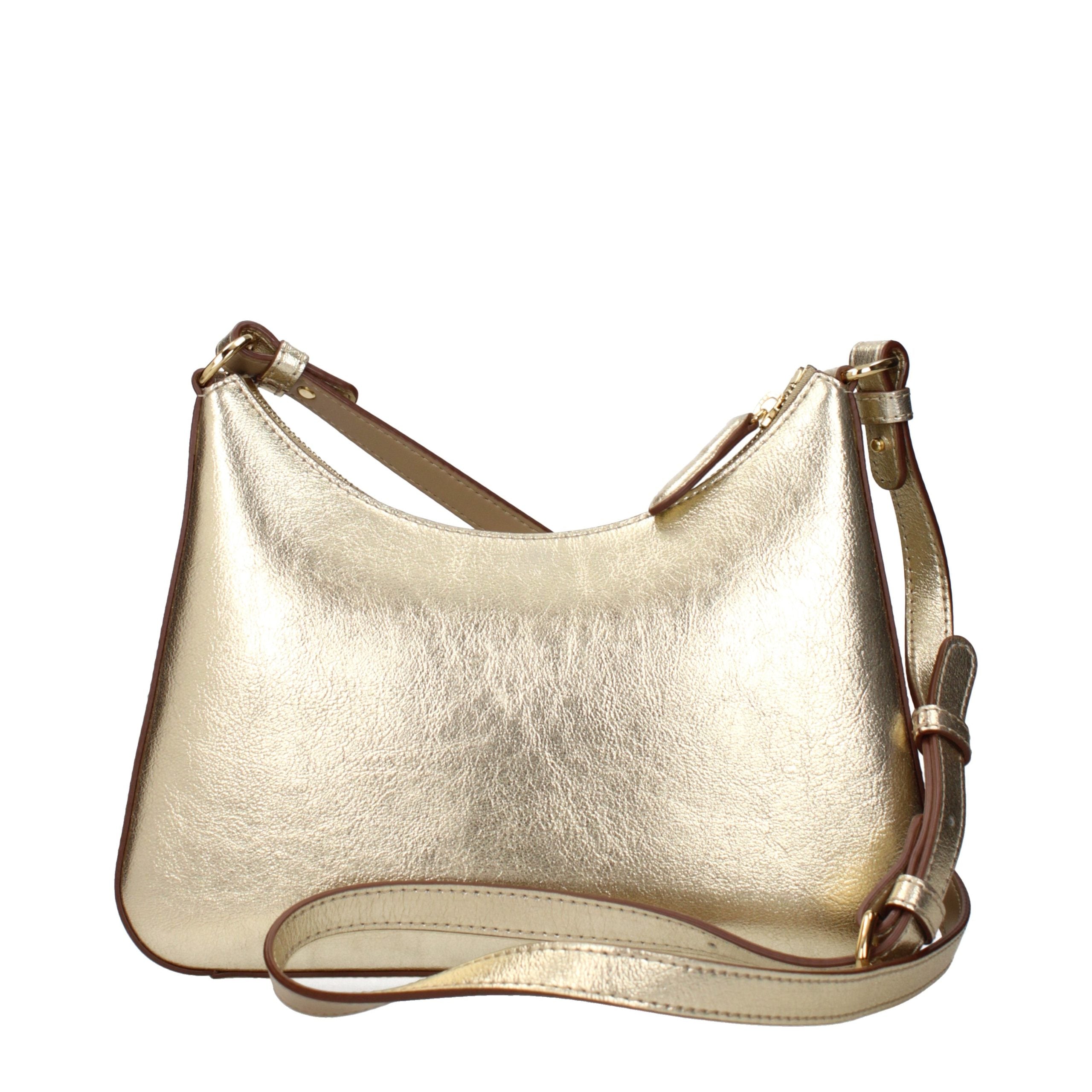 Experience the allure of the Stella McCartney Gold Leather Shoulder Bag, where exquisite craftsmanship meets timeless elegance, perfect for the discerning connoisseur.