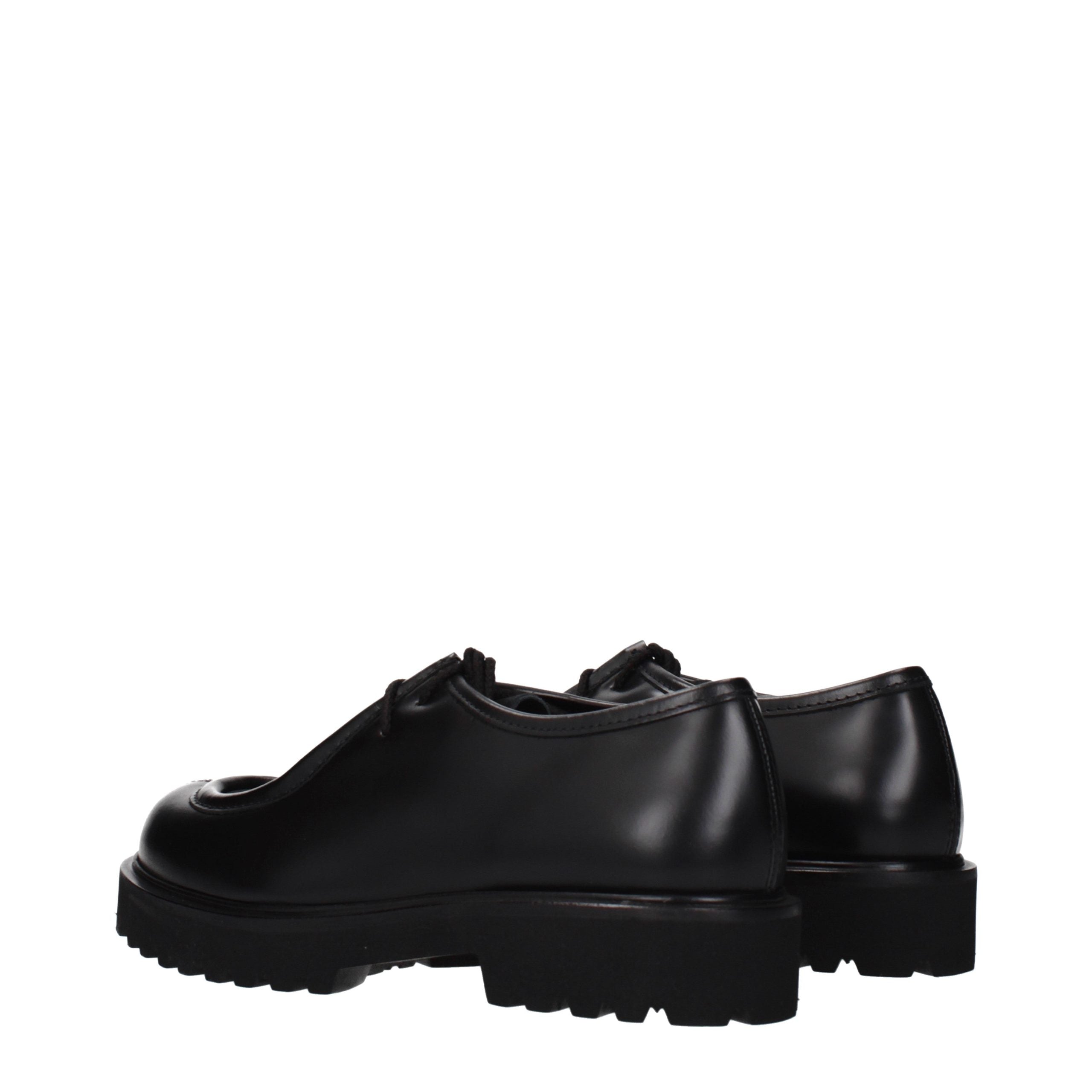 Elevate your style with Max Mara Black Leather Oxfords and Derbies, where exquisite craftsmanship meets timeless luxury, perfect for the discerning individual.