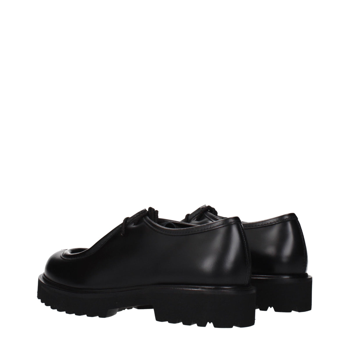 Max Mara Black Leather Oxfords - Timeless Elegance Redefined