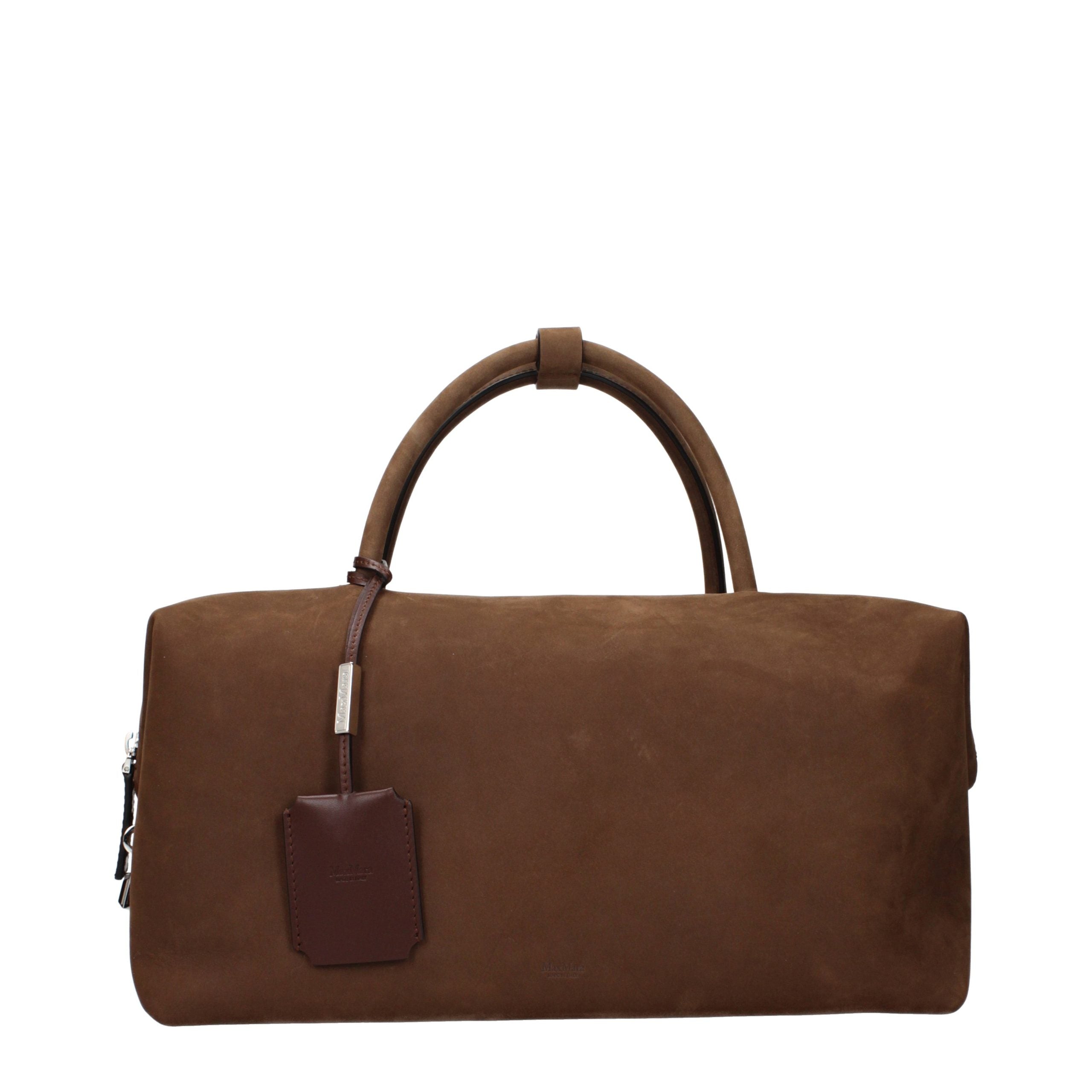 Elevate your style with the Max Mara Brown Leather Handbag, a timeless fusion of luxurious suede and exquisite craftsmanship, perfect for any sophisticated ensemble.