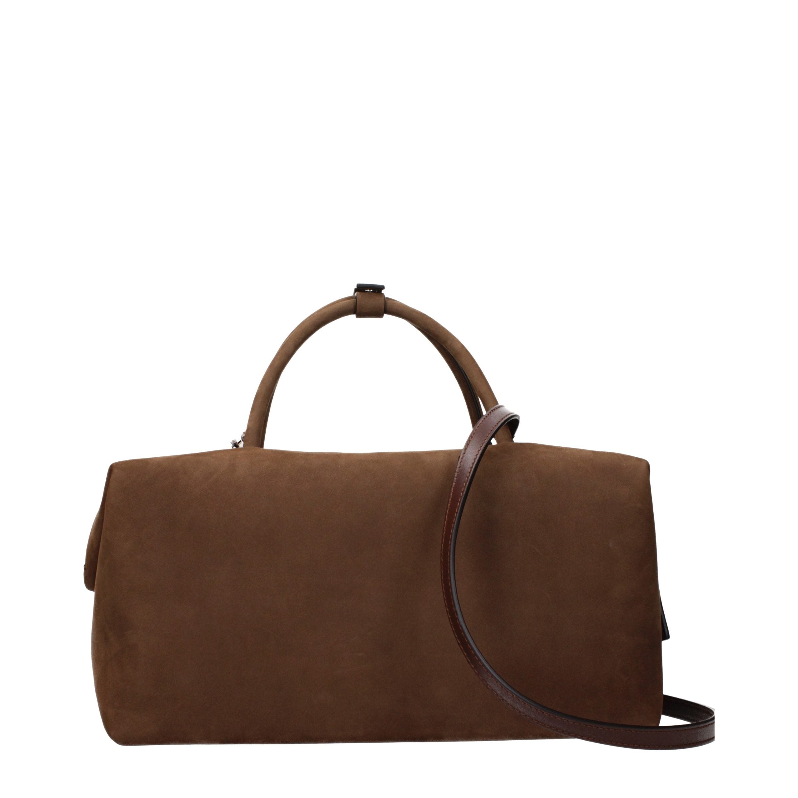 Indulge in the Max Mara Brown Leather Handbag, a masterpiece of suede craftsmanship that elevates your style with timeless elegance and luxurious versatility.