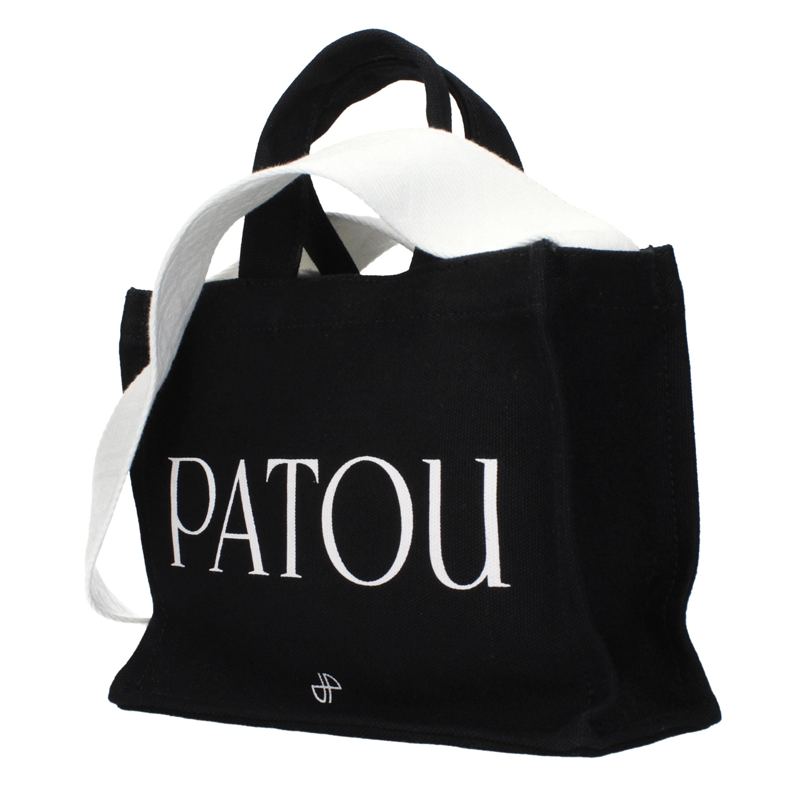Experience the timeless elegance of the Patou Black Cotton Handbag, a masterpiece of refined craftsmanship that elevates your style with luxurious sophistication.