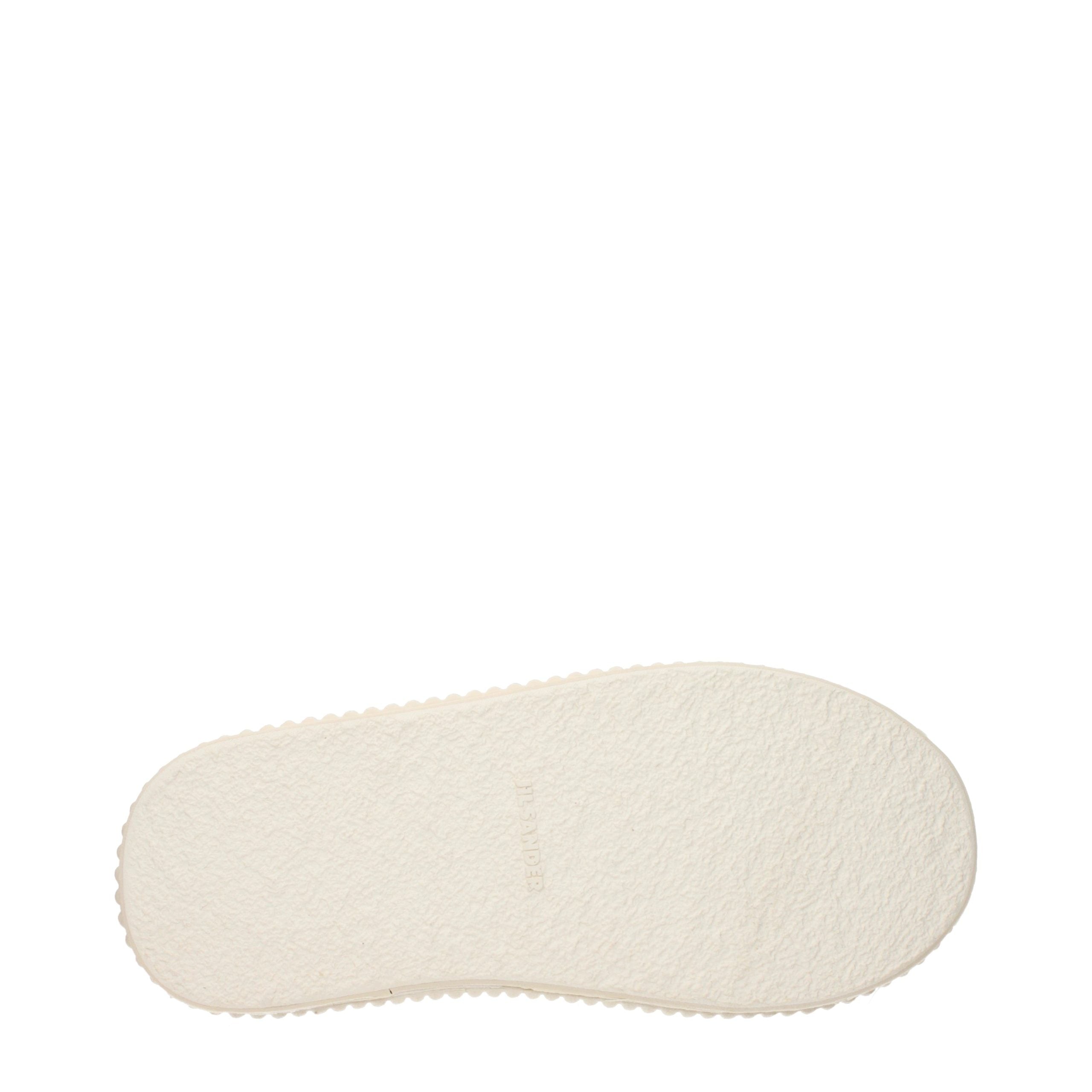 Indulge in the exquisite Jil Sander White Leather Platform Sneakers, where artisanal craftsmanship meets timeless elegance, perfect for the discerning connoisseur.