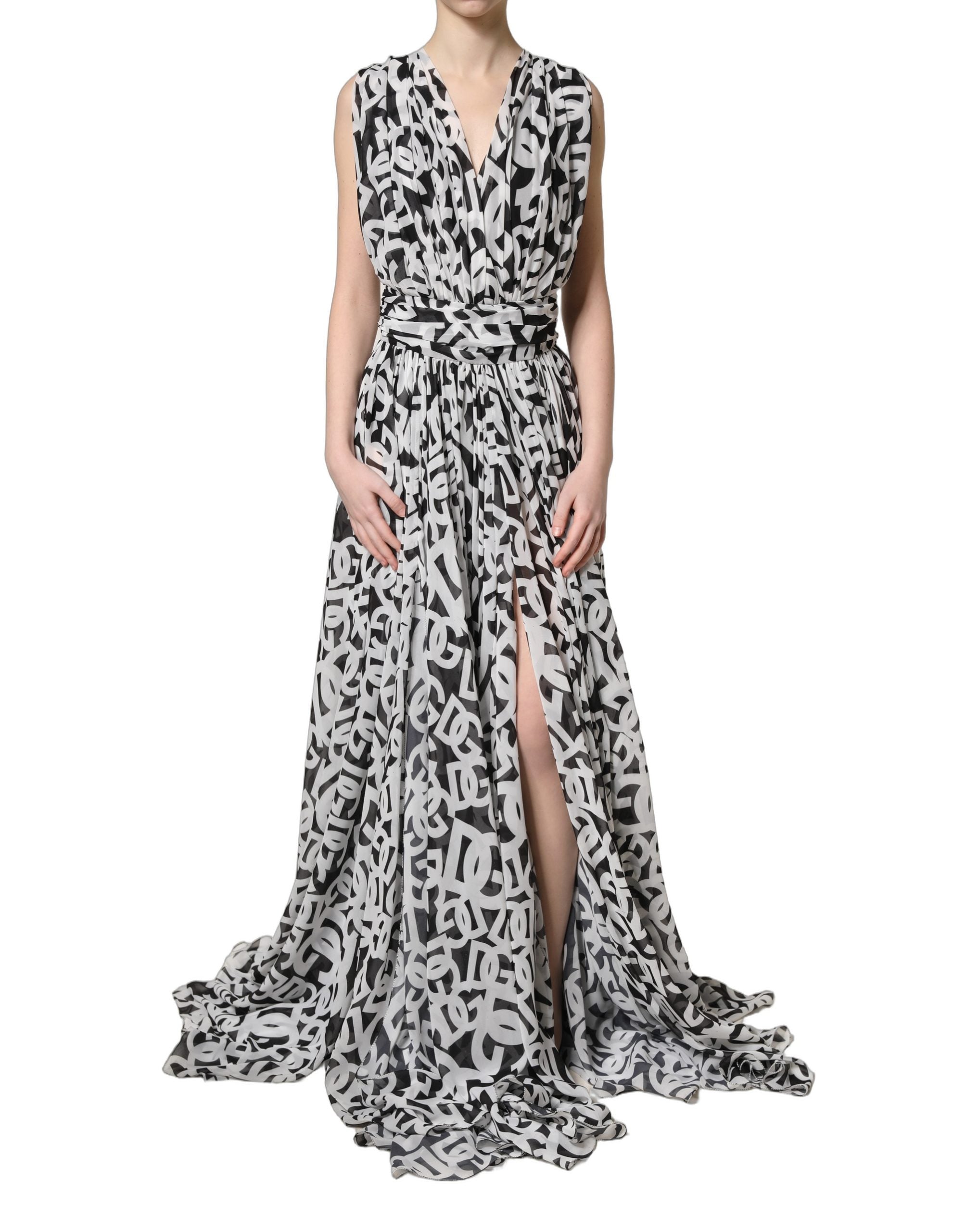 Dolce & Gabbana Maxi Dress - Timeless Elegance in Silk and Polyester