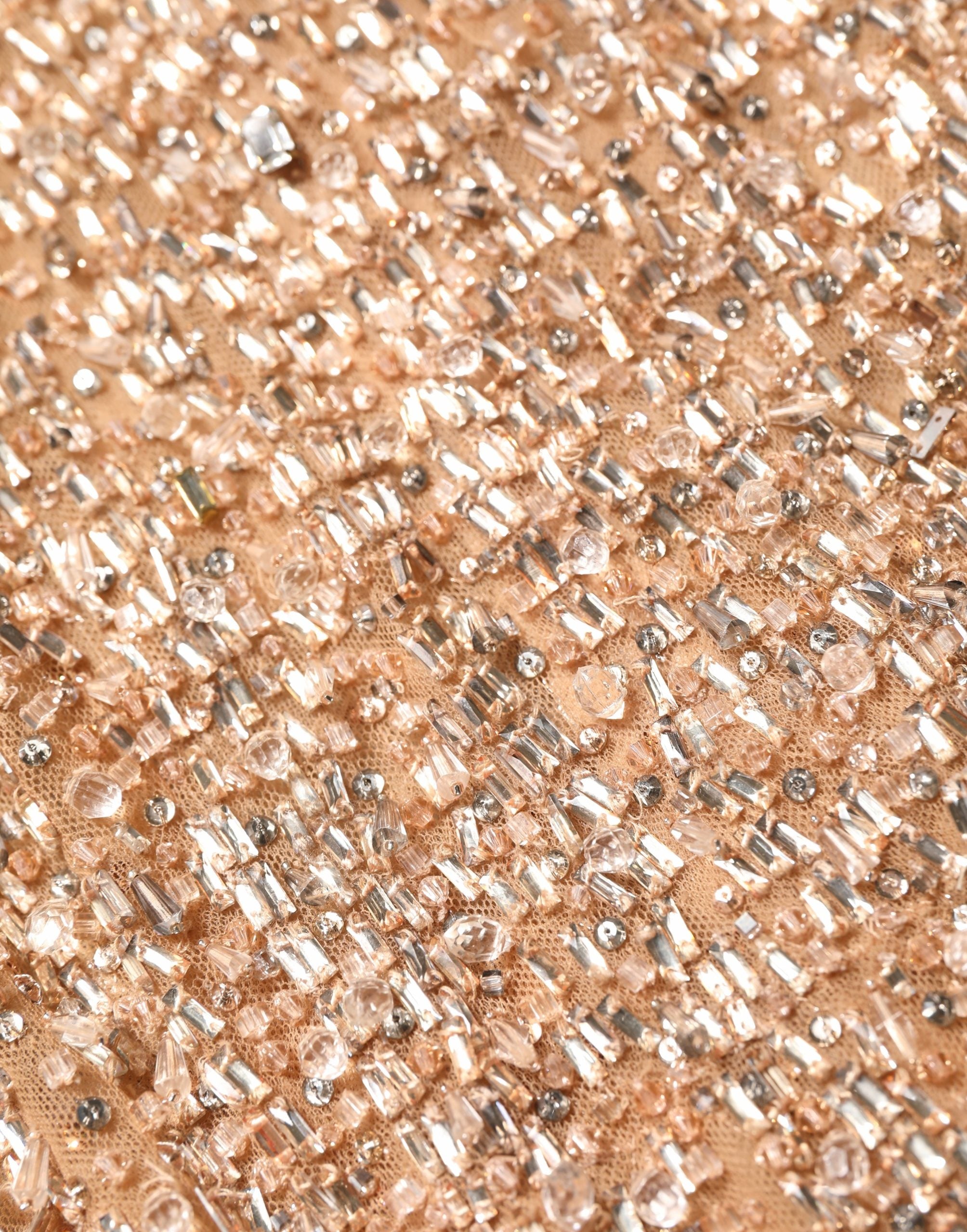 Dolce & Gabbana Brown Crystal Mermaid Gown - Exquisite Luxury
