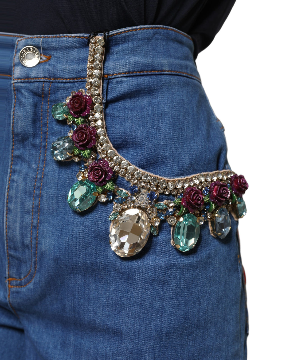 Dolce & Gabbana Bermuda Denim Shorts - Timeless Elegance in Blue