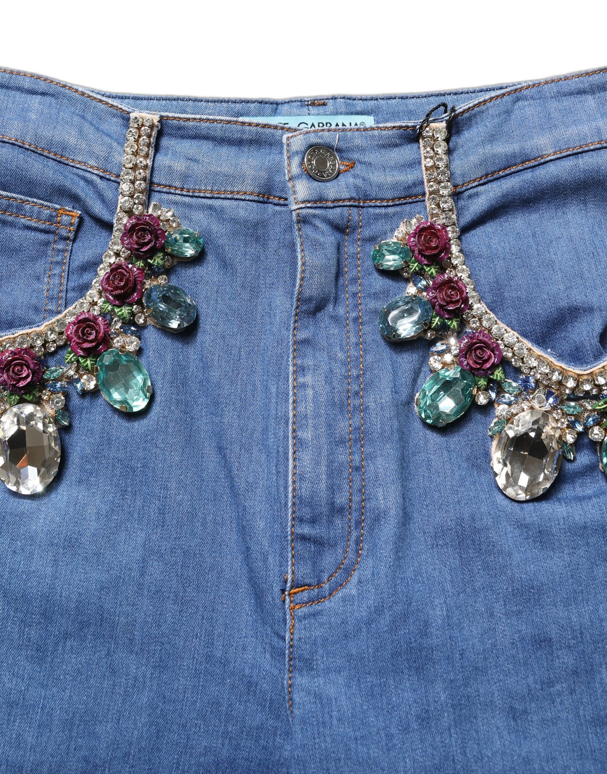 Dolce & Gabbana Bermuda Denim Shorts - Elevate Everyday Elegance