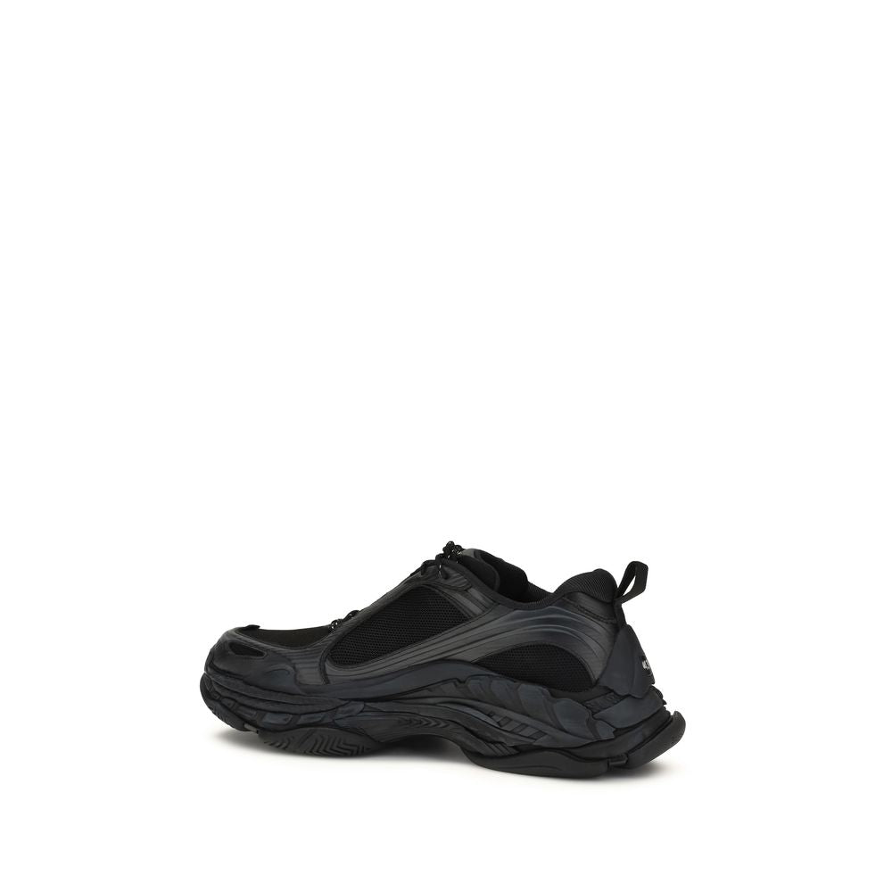 Balenciaga Black Polyester Athletic Sneakers - Luxury Footwear