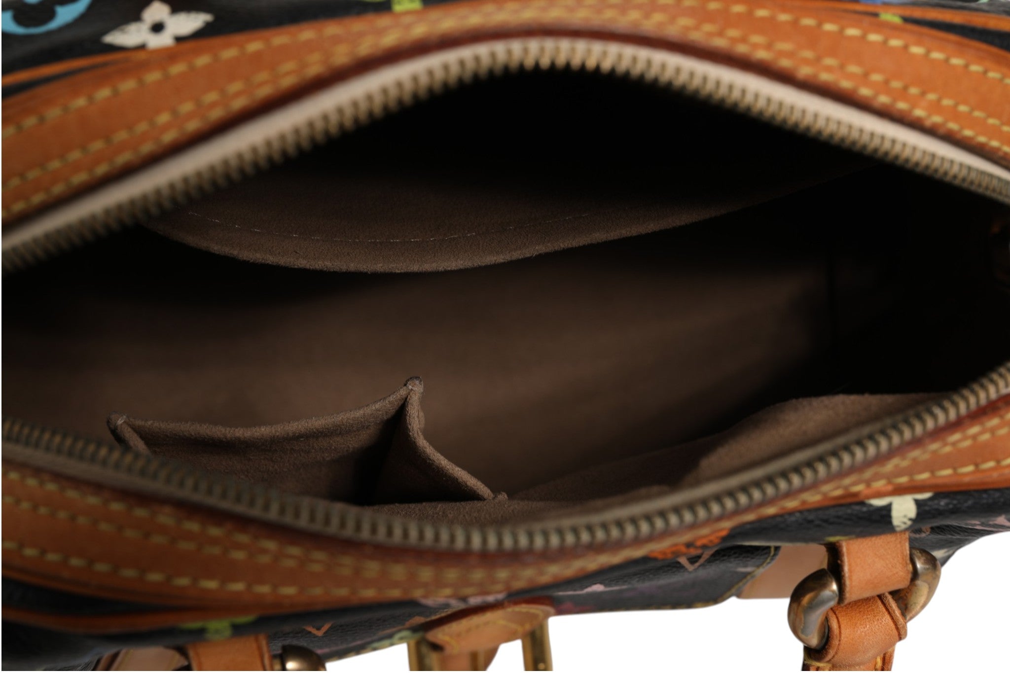 Elevate your style with the Louis Vuitton Black Monogram Multicolor Canvas Priscilla Handbag, a timeless masterpiece of exquisite craftsmanship and luxurious allure.