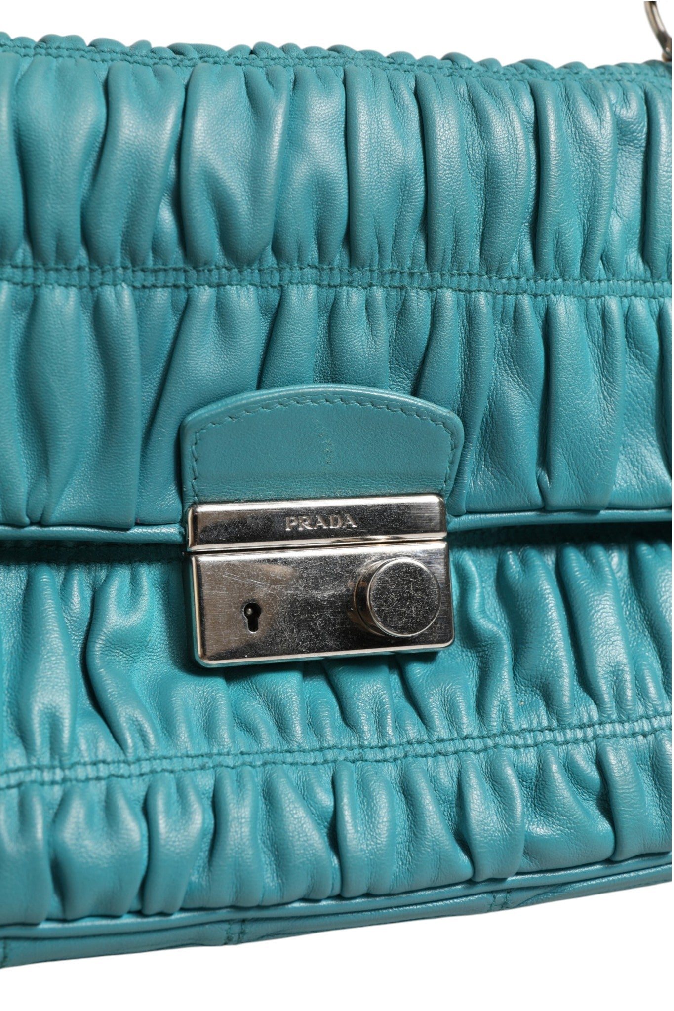 Prada Nappa Gaufre Flap Bag BR4553