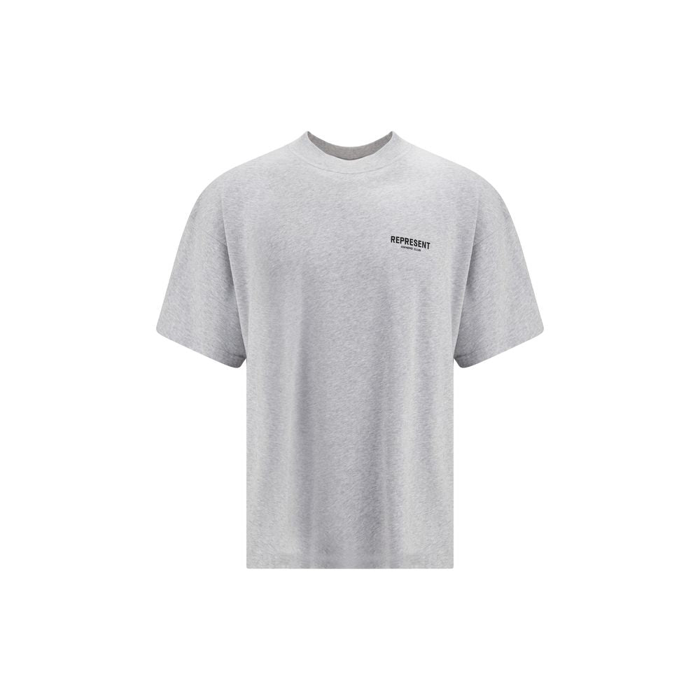 Discover the Represent Gray Cotton T-Shirt, an artisanal luxury essential crafted from 100% cotton, embodying sophistication and comfort for the discerning individual.
