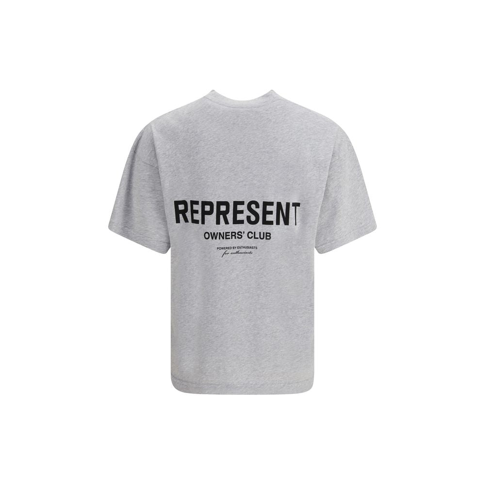 Discover the Represent Gray Cotton T-Shirt, a luxurious essential crafted from 100% cotton, embodying sophistication and comfort for the discerning individual.