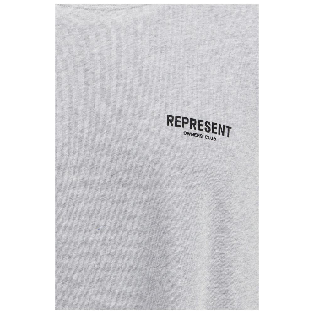 Discover the Represent Gray Cotton T-Shirt, a luxurious essential crafted from 100% cotton, embodying sophistication and comfort for the discerning individual.
