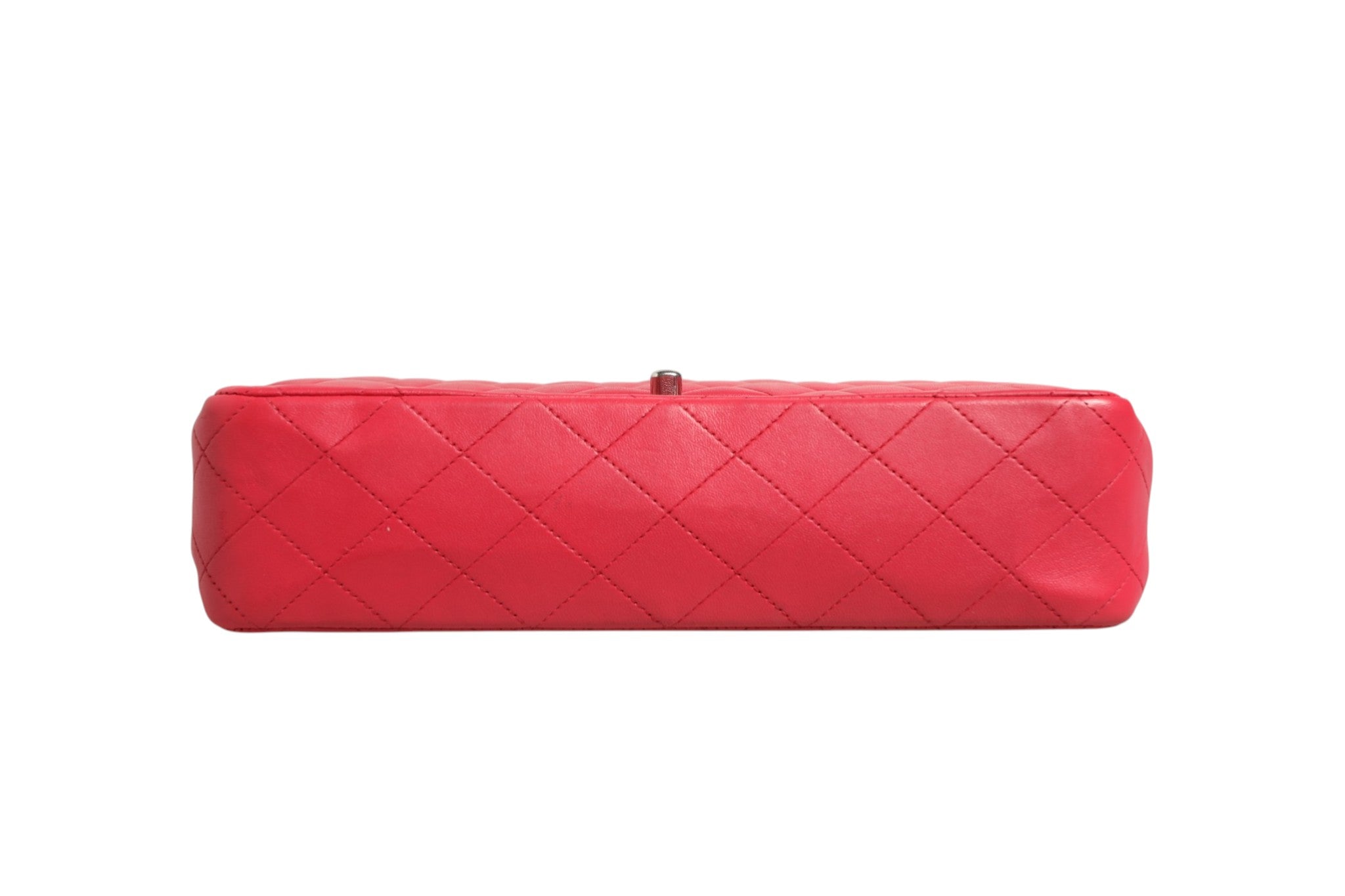 Chanel Classic 25 Medium Flap Bag - Artisanal Luxury Red Elegance