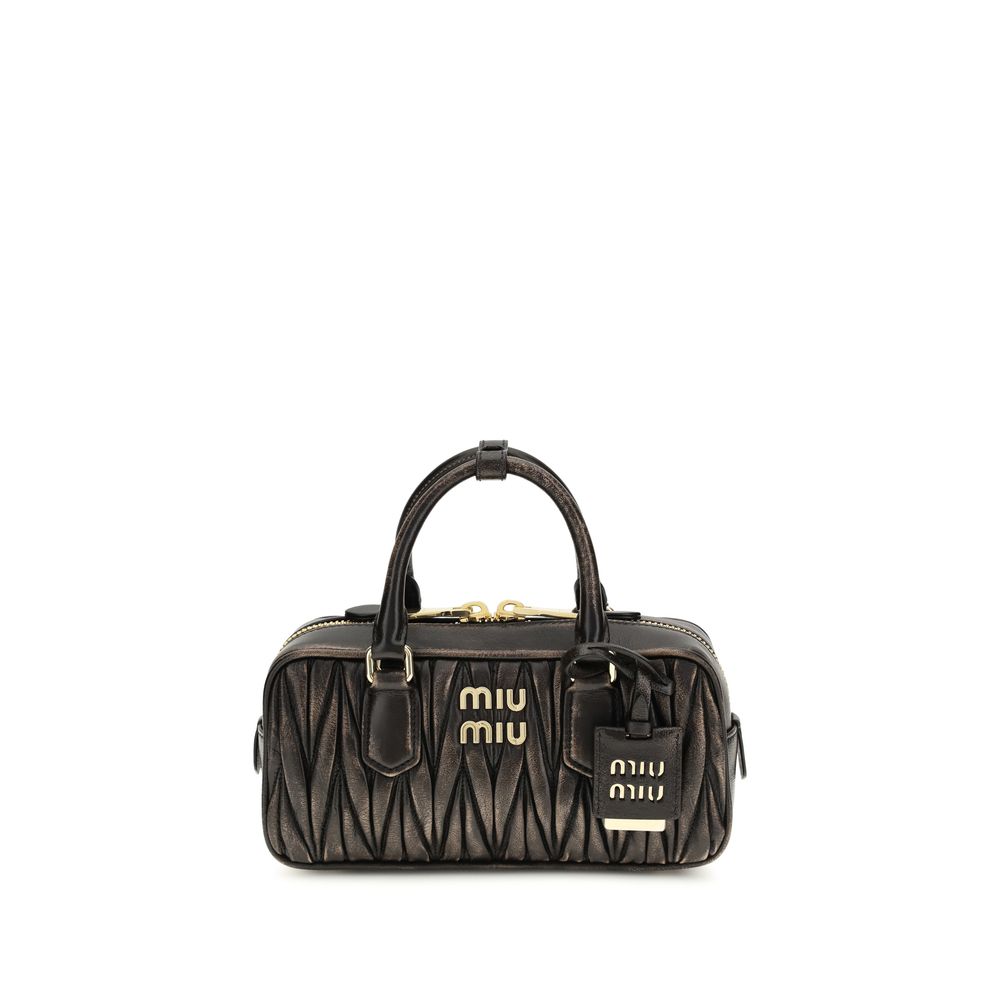 Miu Miu Brown Lamb Ovis Aries Handbag - Timeless Luxury Elegance