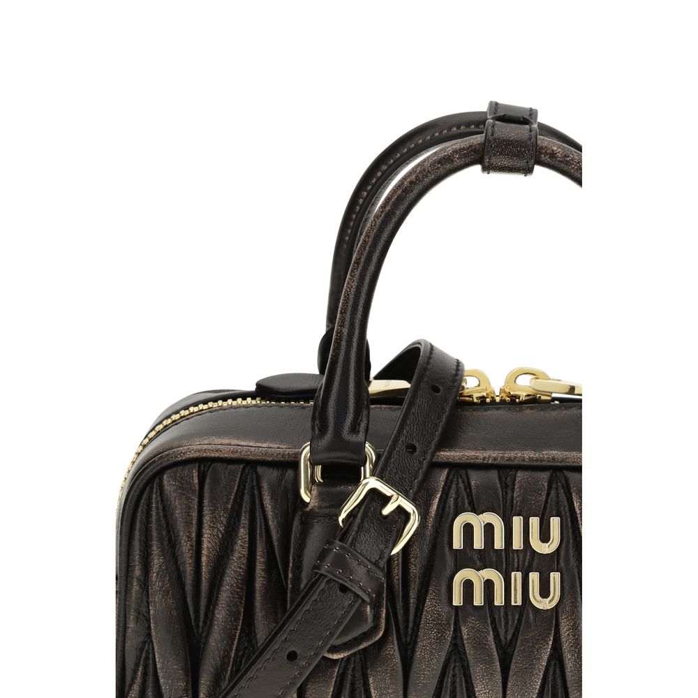 Miu Miu Brown Lamb Ovis Aries Handbag - Timeless Luxury Redefined
