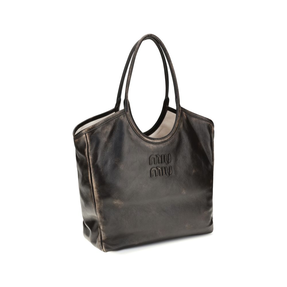 Miu Miu Brown Calf Leather Bos Taurus Shoulder Bag - Luxury Redefined